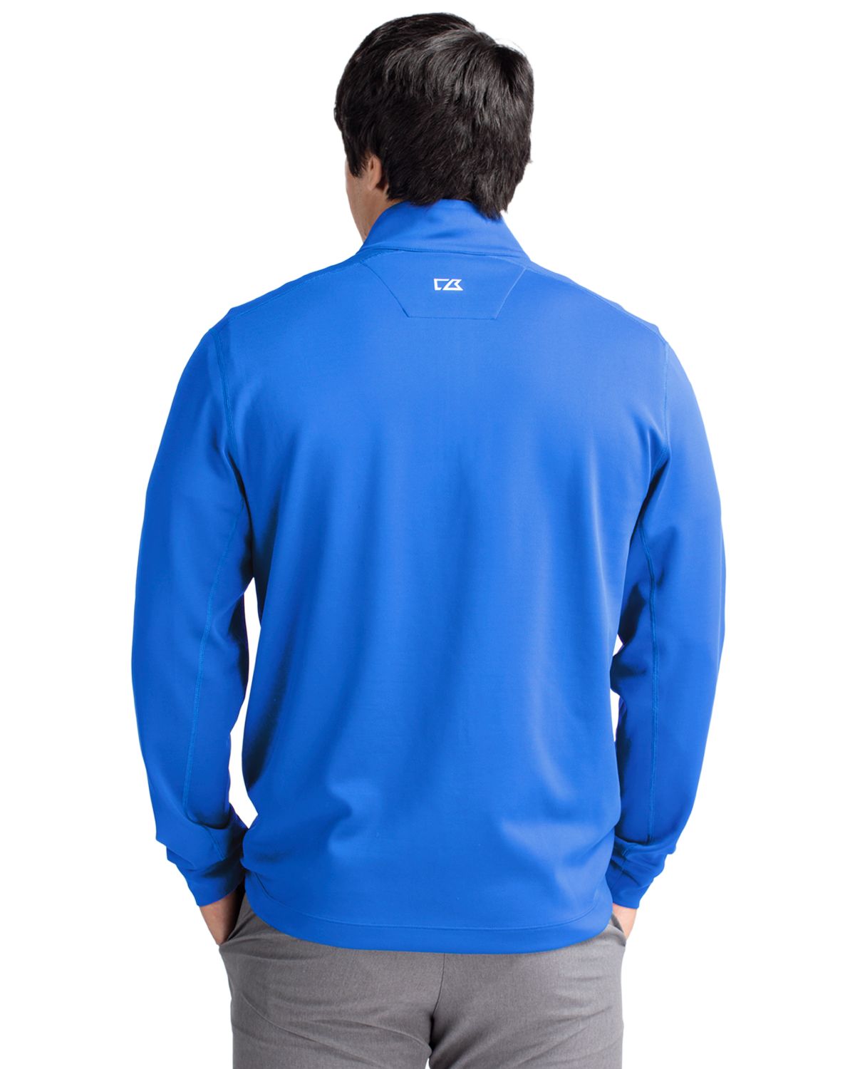 Cutter & Buck Traverse Recycled Smooth Stretch Mens Big & Tall Quarter Zip Pullover Big & Tall 80