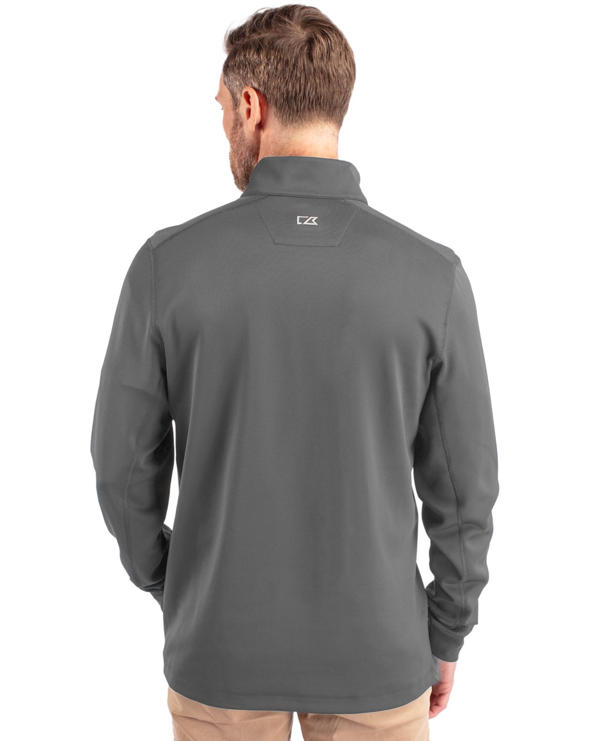 Cutter & Buck Traverse Recycled Smooth Stretch Mens Big & Tall Quarter Zip Pullover Big & Tall 60