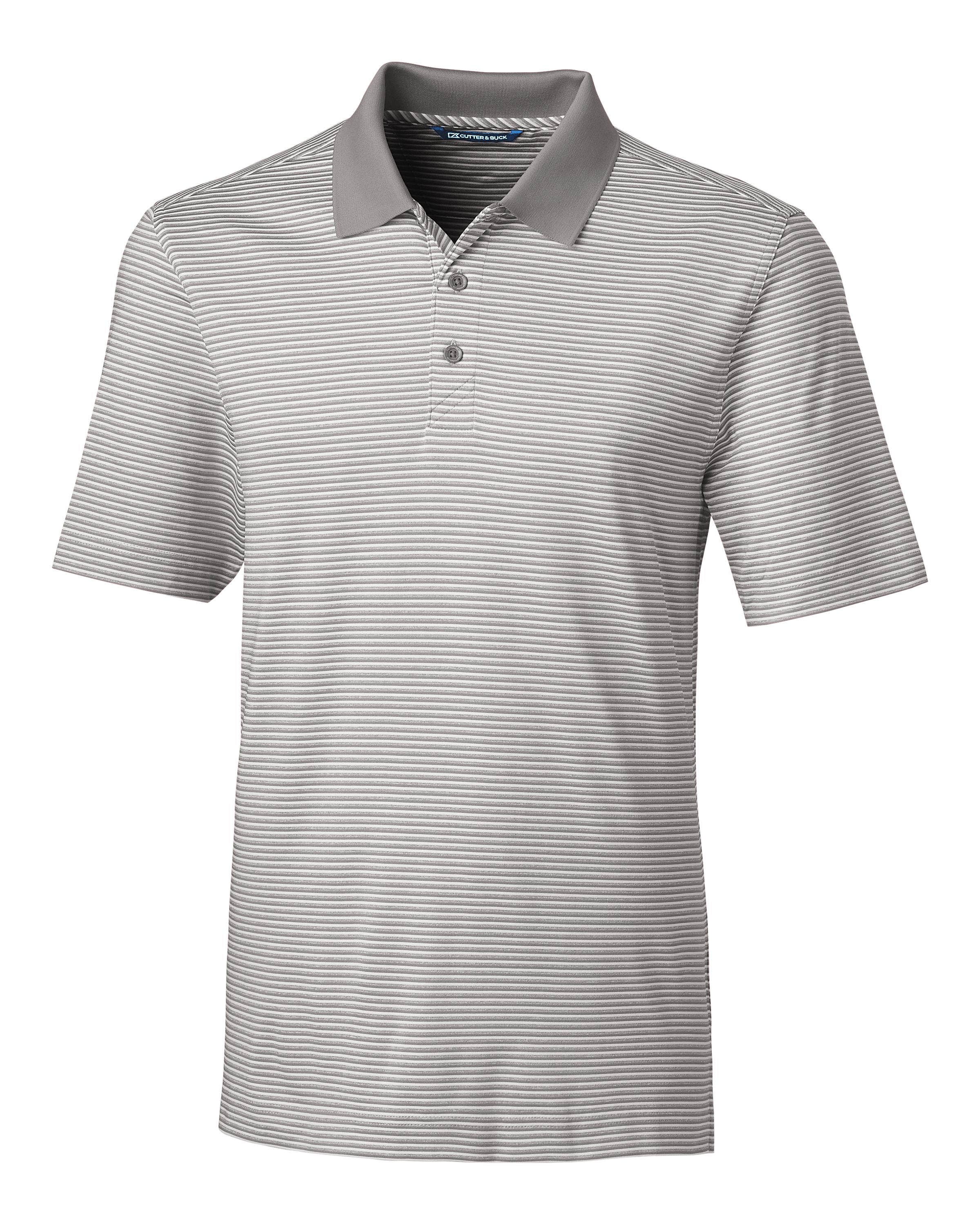 CB Forge Tonal Stripe Stretch Mens Polo-Cutter &#38; Buck