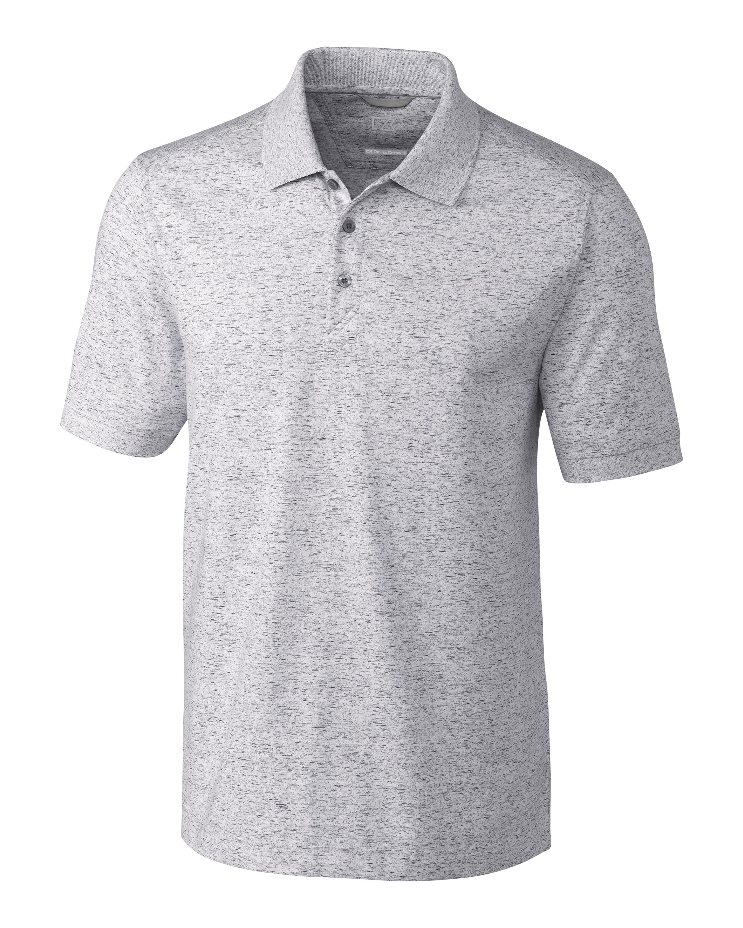 CB Advantage Tri-Blend Space Dye Mens Polo-Cutter &#38; Buck