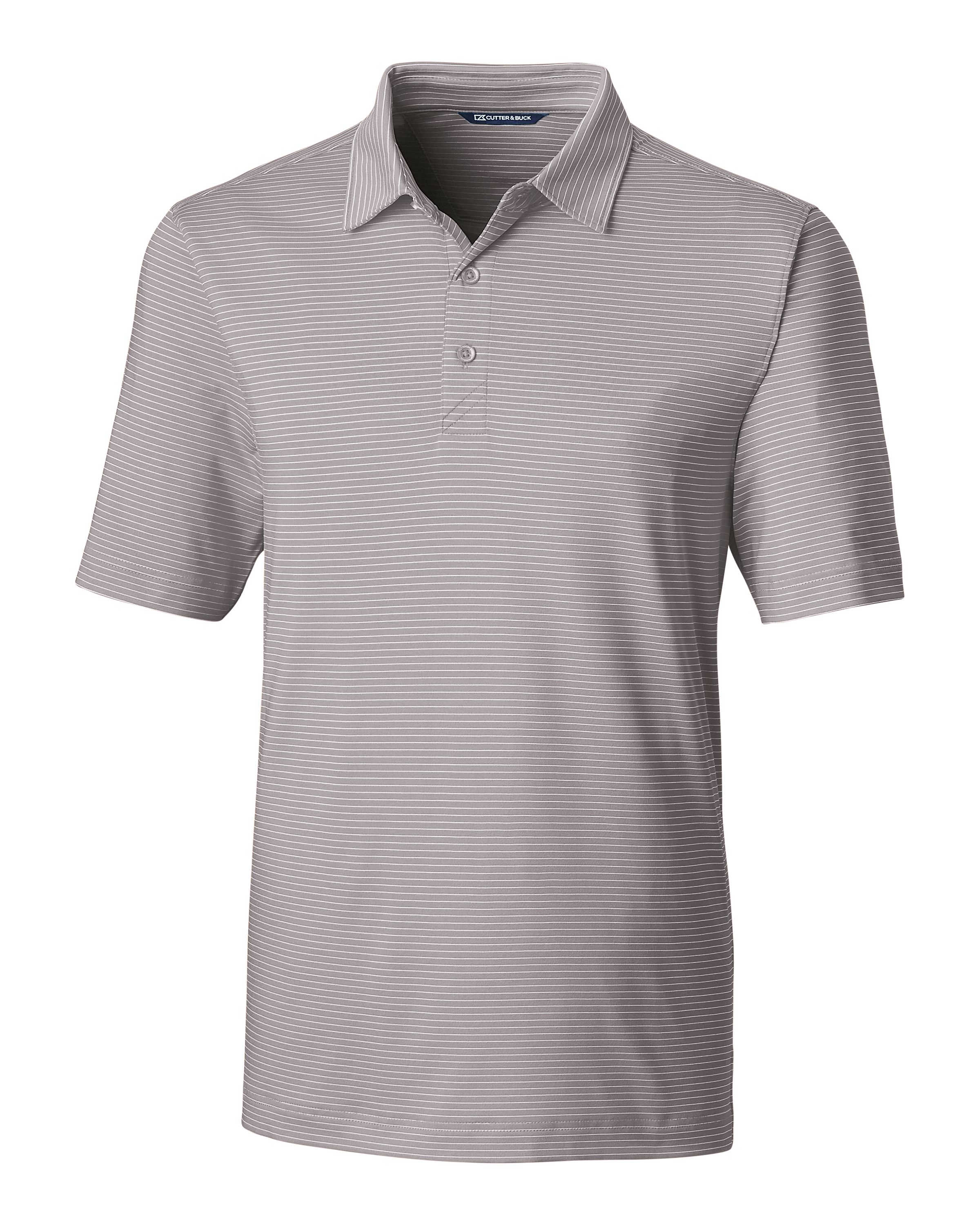 CB Forge Pencil Stripe Stretch Mens Polo-Cutter &#38; Buck