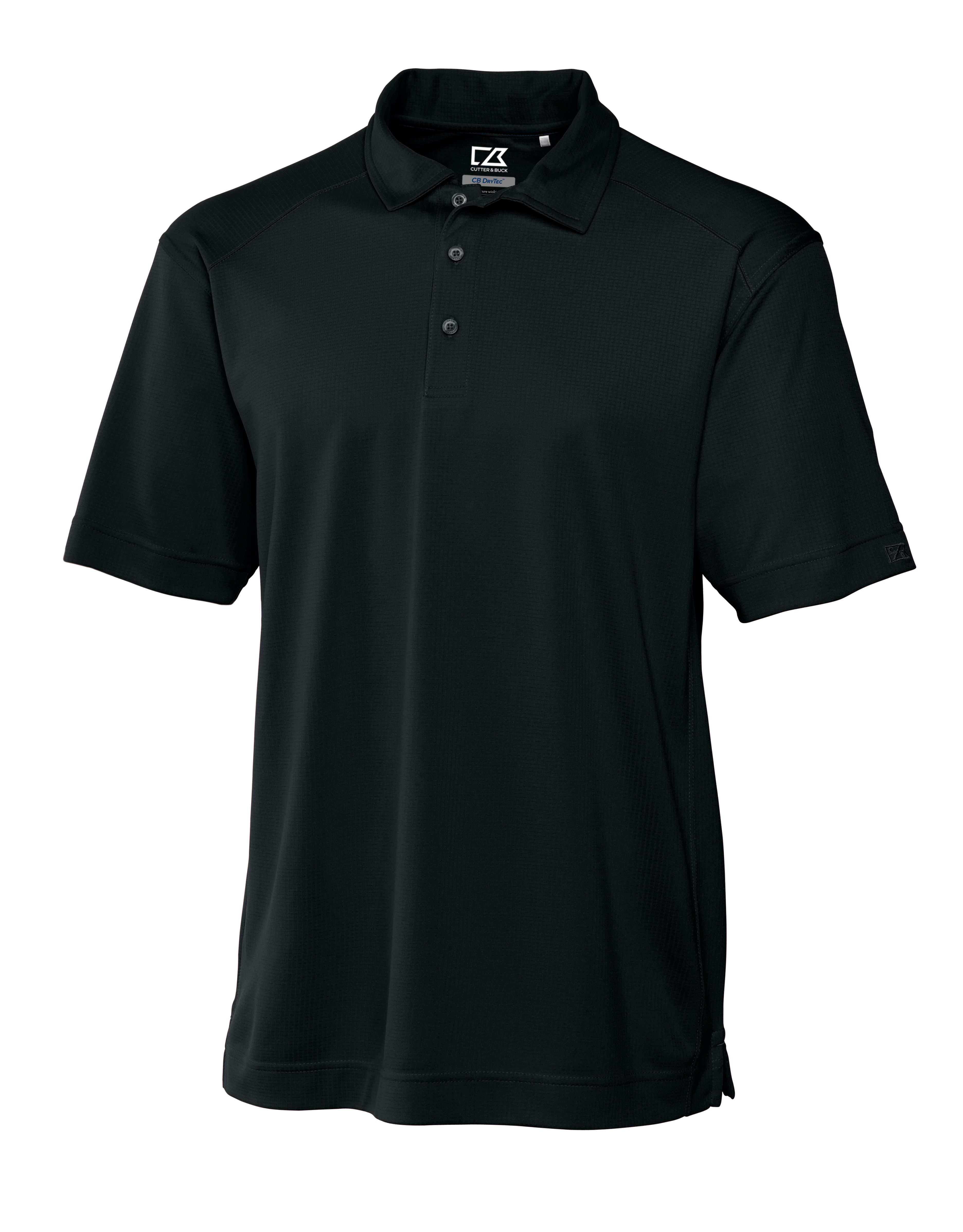 Cutter & Buck CB Drytec Genre Textured Solid Mens Polo - Cutter & Buck