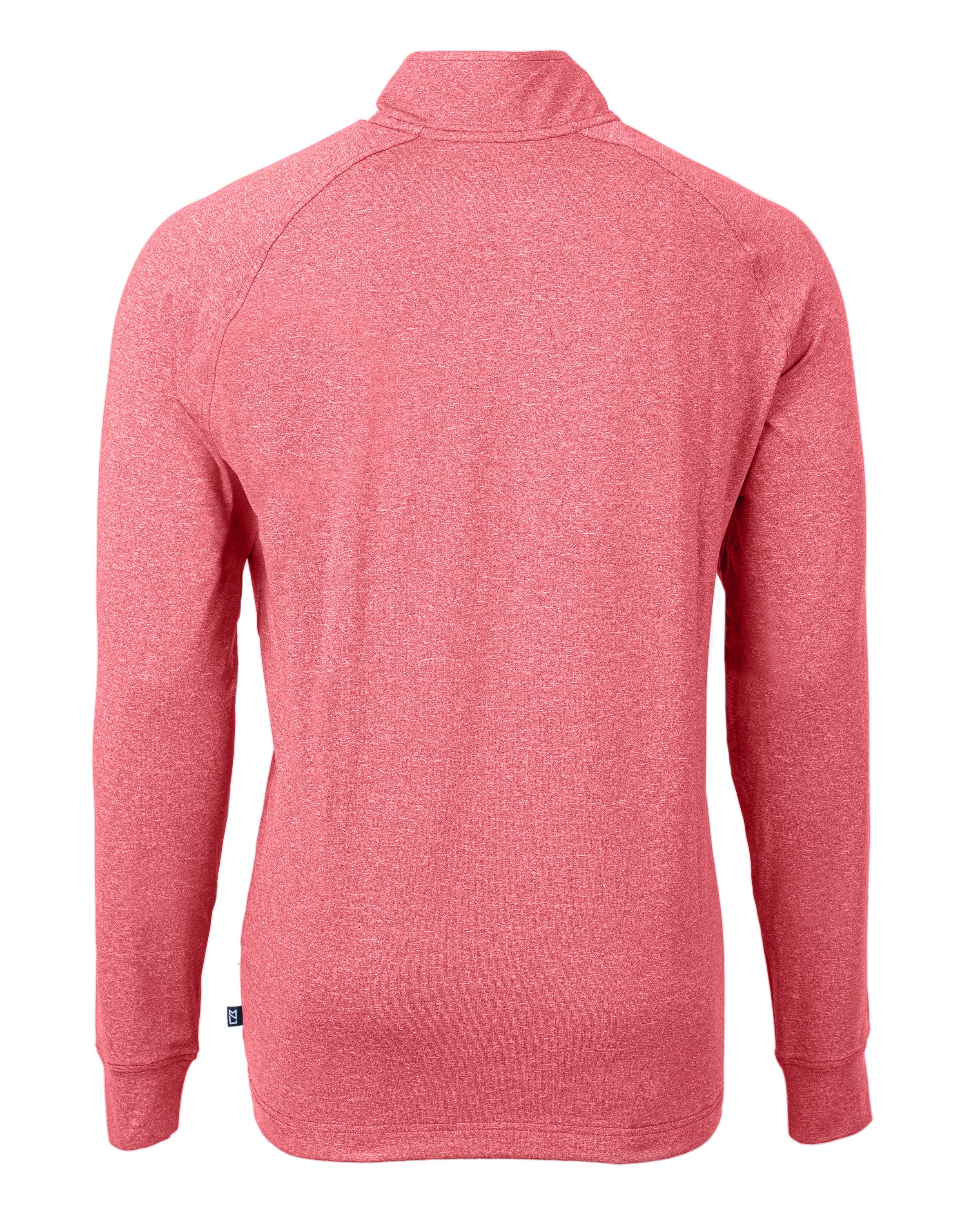 Cutter & Buck Adapt Recycled Soft Knit Stretch Mens Big & Tall Heathered Quarter Zip Pullover Big & Tall 7