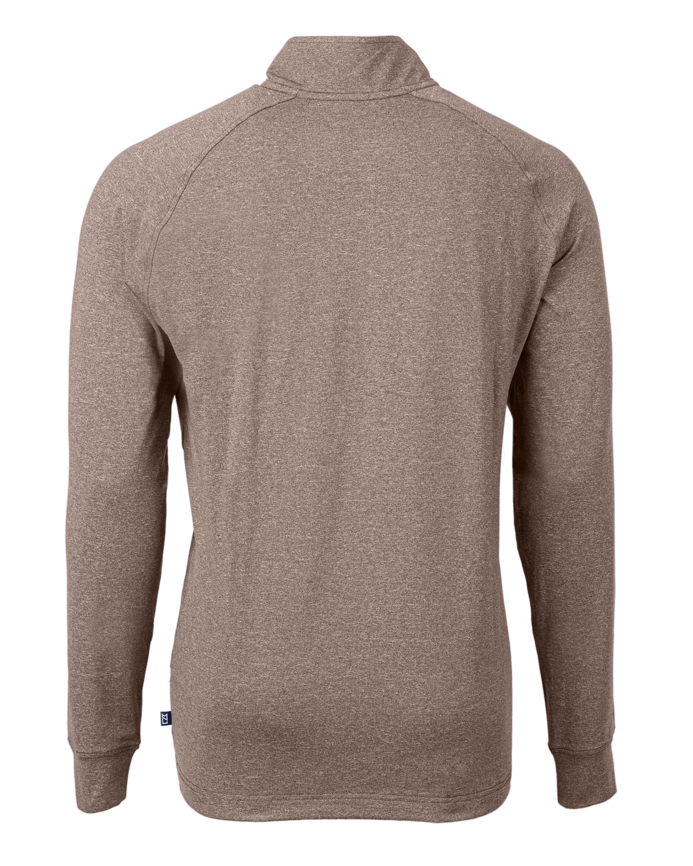 Cutter & Buck Adapt Recycled Soft Knit Stretch Mens Heathered Quarter Zip Pullover 173