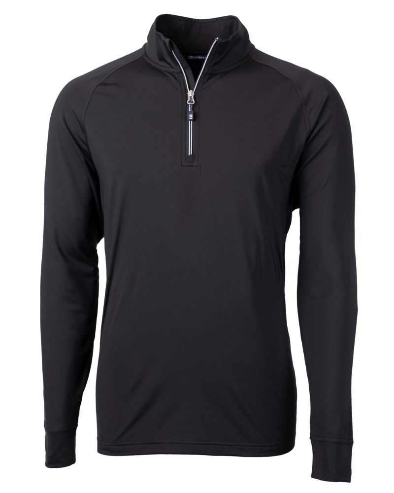 Cutter & Buck Adapt Recycled Soft Knit Stretch  Mens Quarter Zip Pullover 79