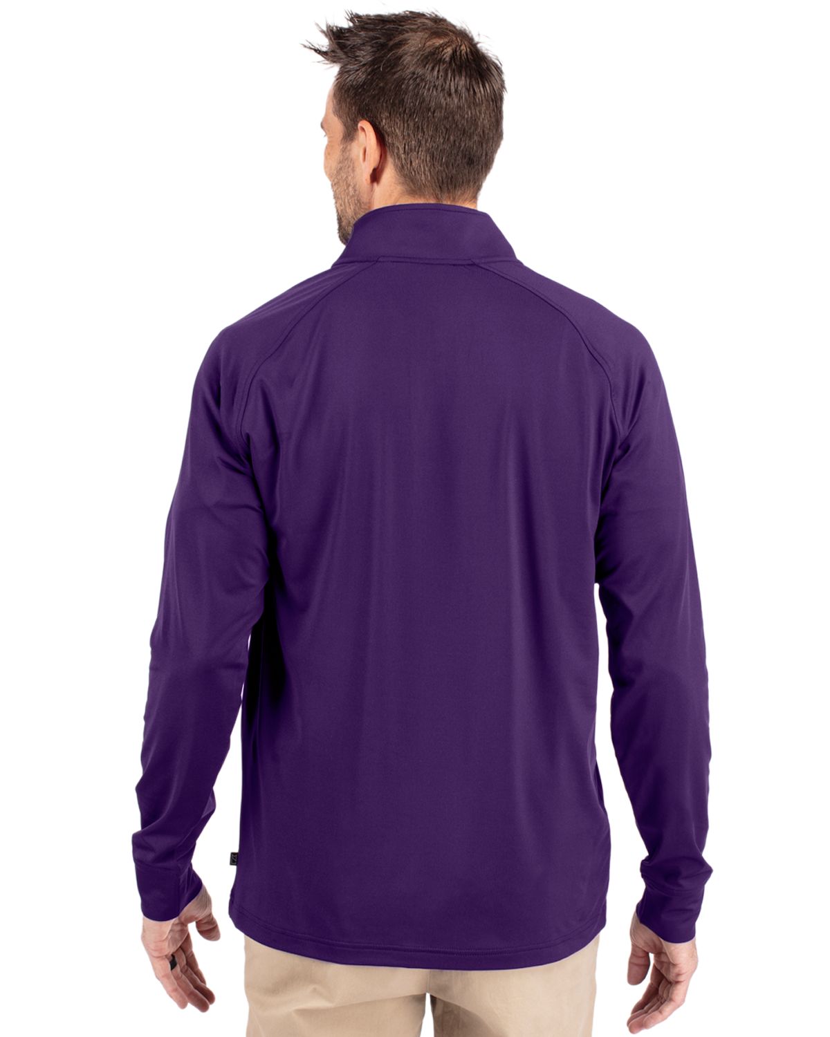 Cutter & Buck Adapt Recycled Soft Knit Stretch  Mens Quarter Zip Pullover 208