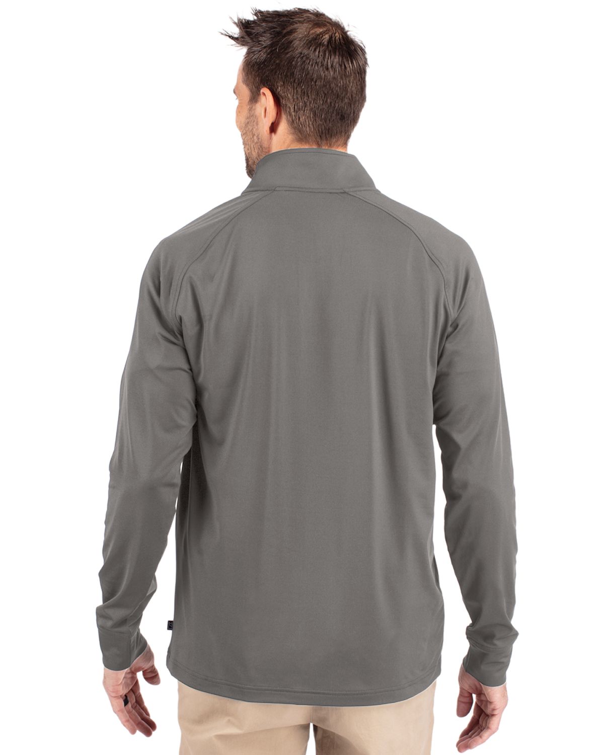 Cutter & Buck Adapt Recycled Soft Knit Stretch  Mens Quarter Zip Pullover 234