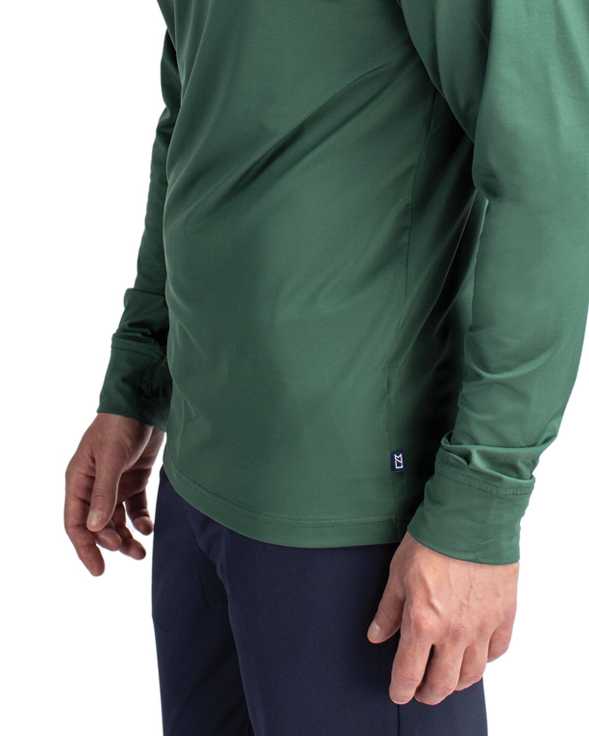 Cutter & Buck Adapt Recycled Soft Knit Stretch  Mens Quarter Zip Pullover 211