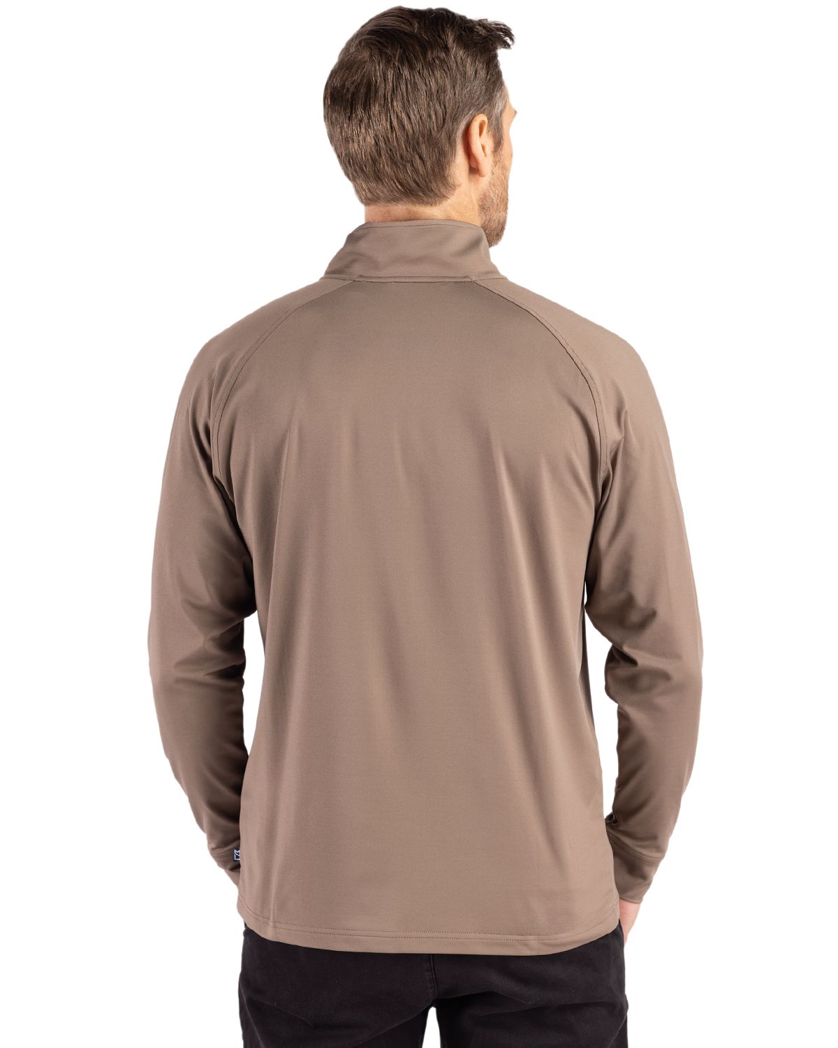 Cutter & Buck Adapt Recycled Soft Knit Stretch  Mens Quarter Zip Pullover 225