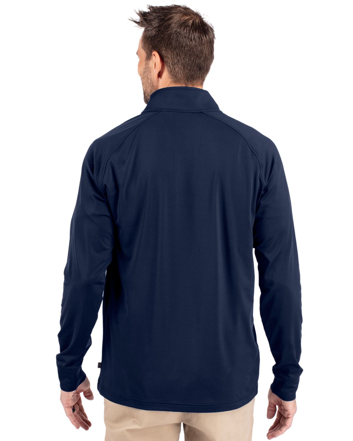 Cutter & Buck Adapt Recycled Soft Knit Stretch  Mens Quarter Zip Pullover 102