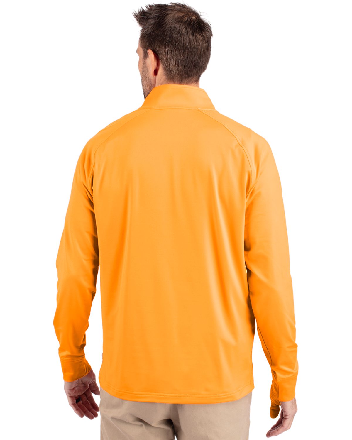 Cutter & Buck Adapt Recycled Soft Knit Stretch  Mens Quarter Zip Pullover 111