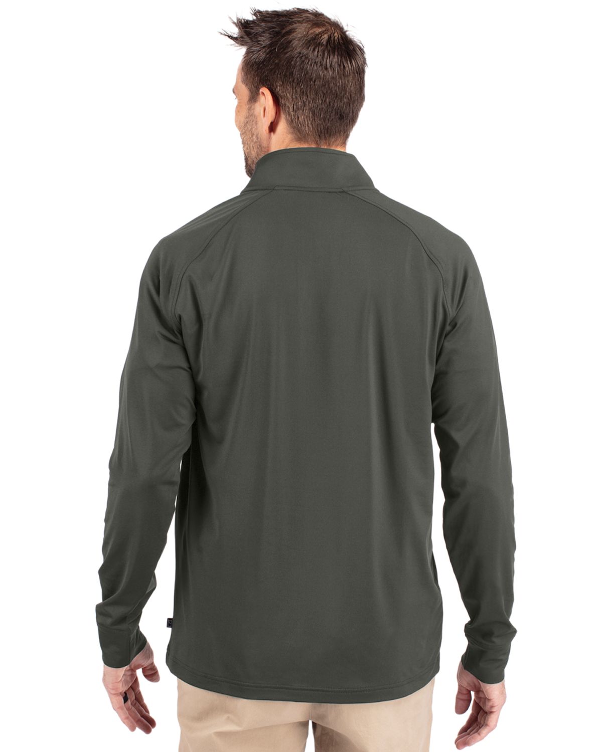 Cutter & Buck Adapt Recycled Soft Knit Stretch  Mens Quarter Zip Pullover 188