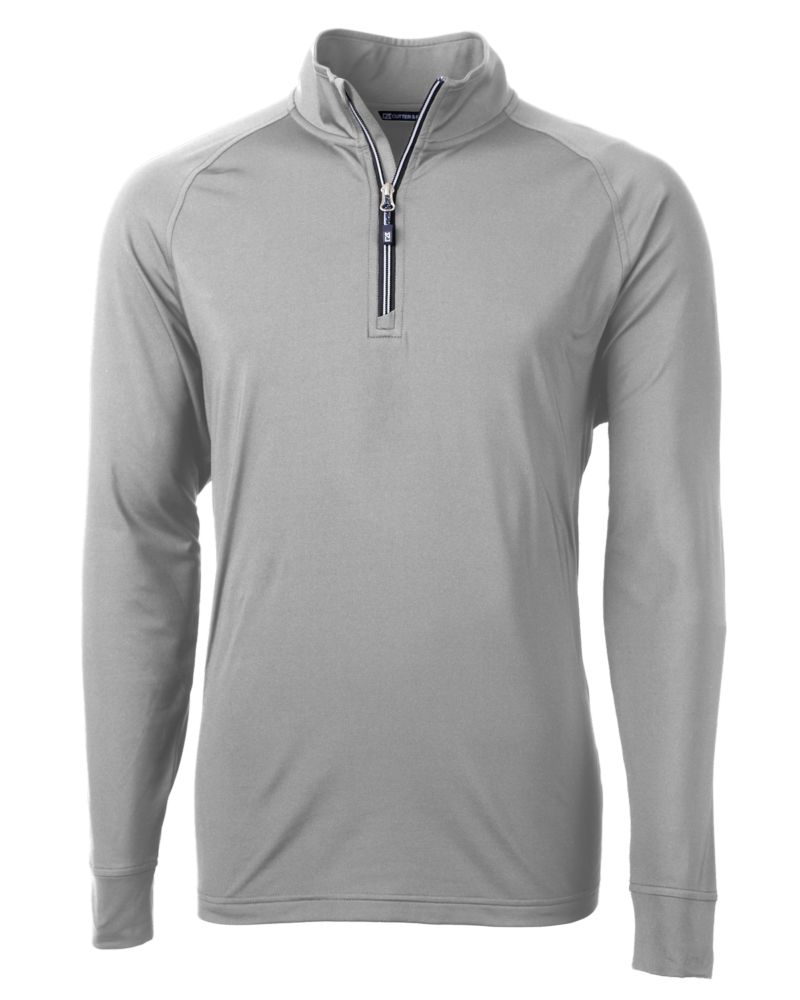 Cutter & Buck Adapt Recycled Soft Knit Stretch  Mens Quarter Zip Pullover 315