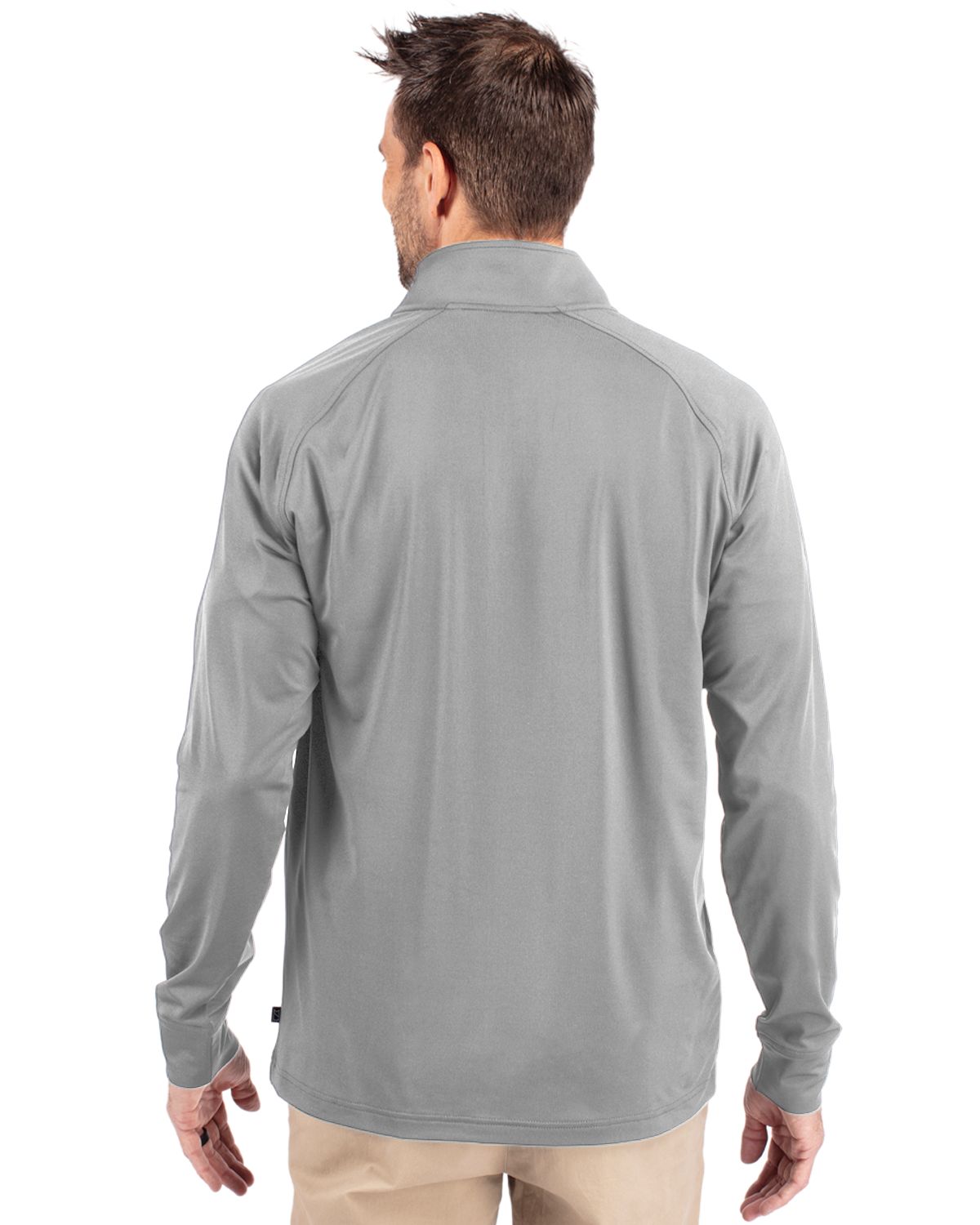 Cutter & Buck Adapt Recycled Soft Knit Stretch  Mens Quarter Zip Pullover 219