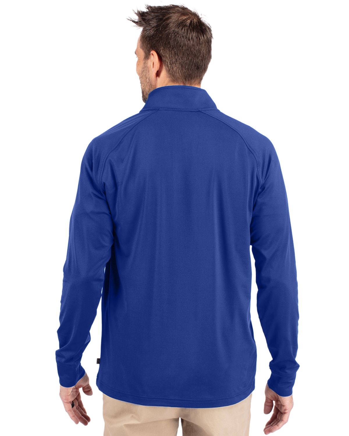 Cutter & Buck Adapt Recycled Soft Knit Stretch  Mens Quarter Zip Pullover 324