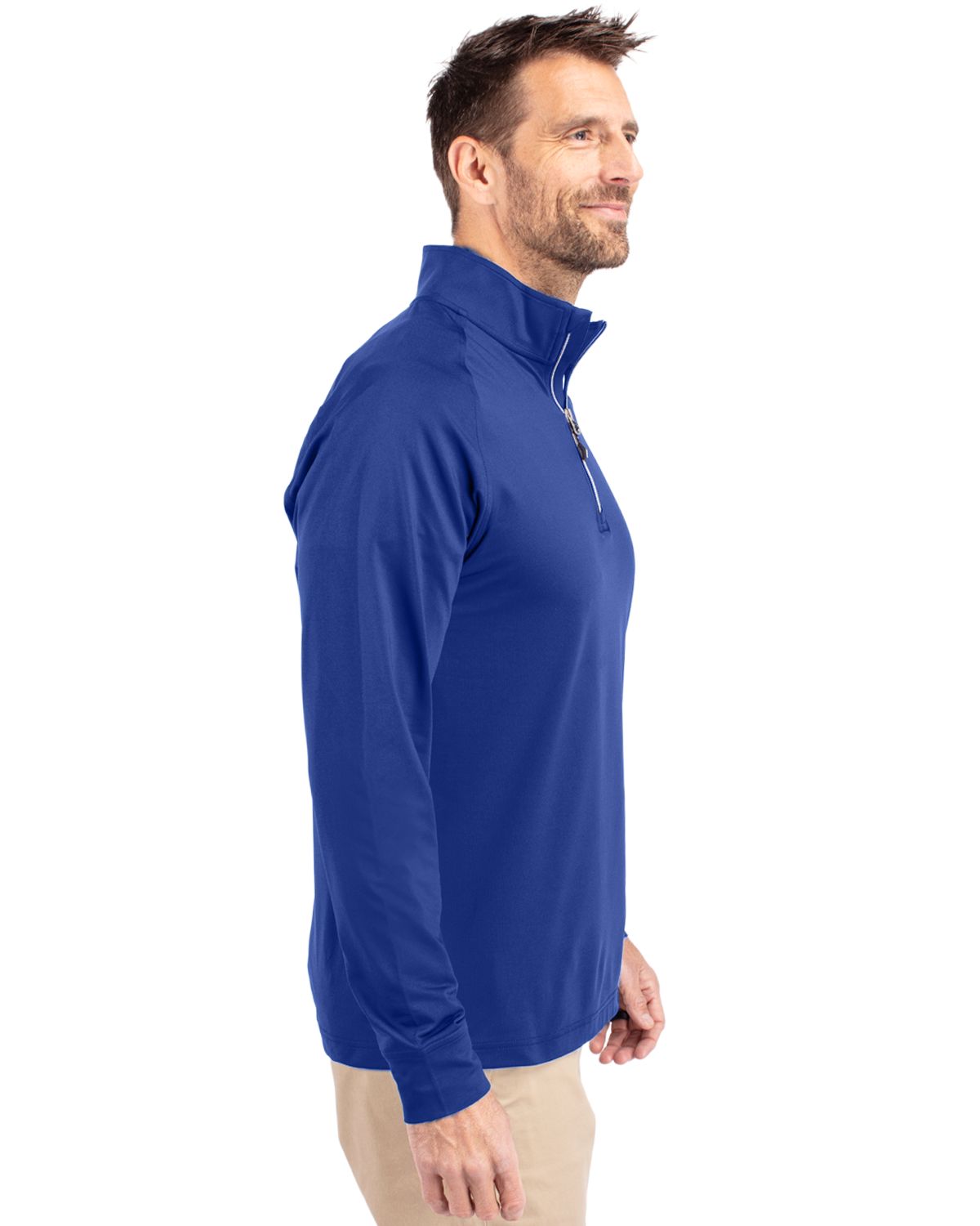 Cutter & Buck Adapt Recycled Soft Knit Stretch  Mens Quarter Zip Pullover 191