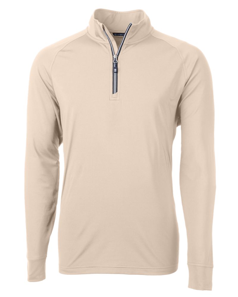 Cutter & Buck Adapt Recycled Soft Knit Stretch  Mens Quarter Zip Pullover 229