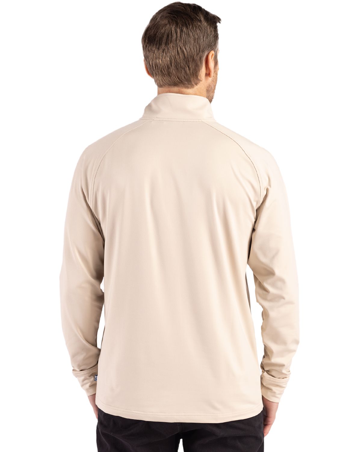 Cutter & Buck Adapt Recycled Soft Knit Stretch  Mens Quarter Zip Pullover 176