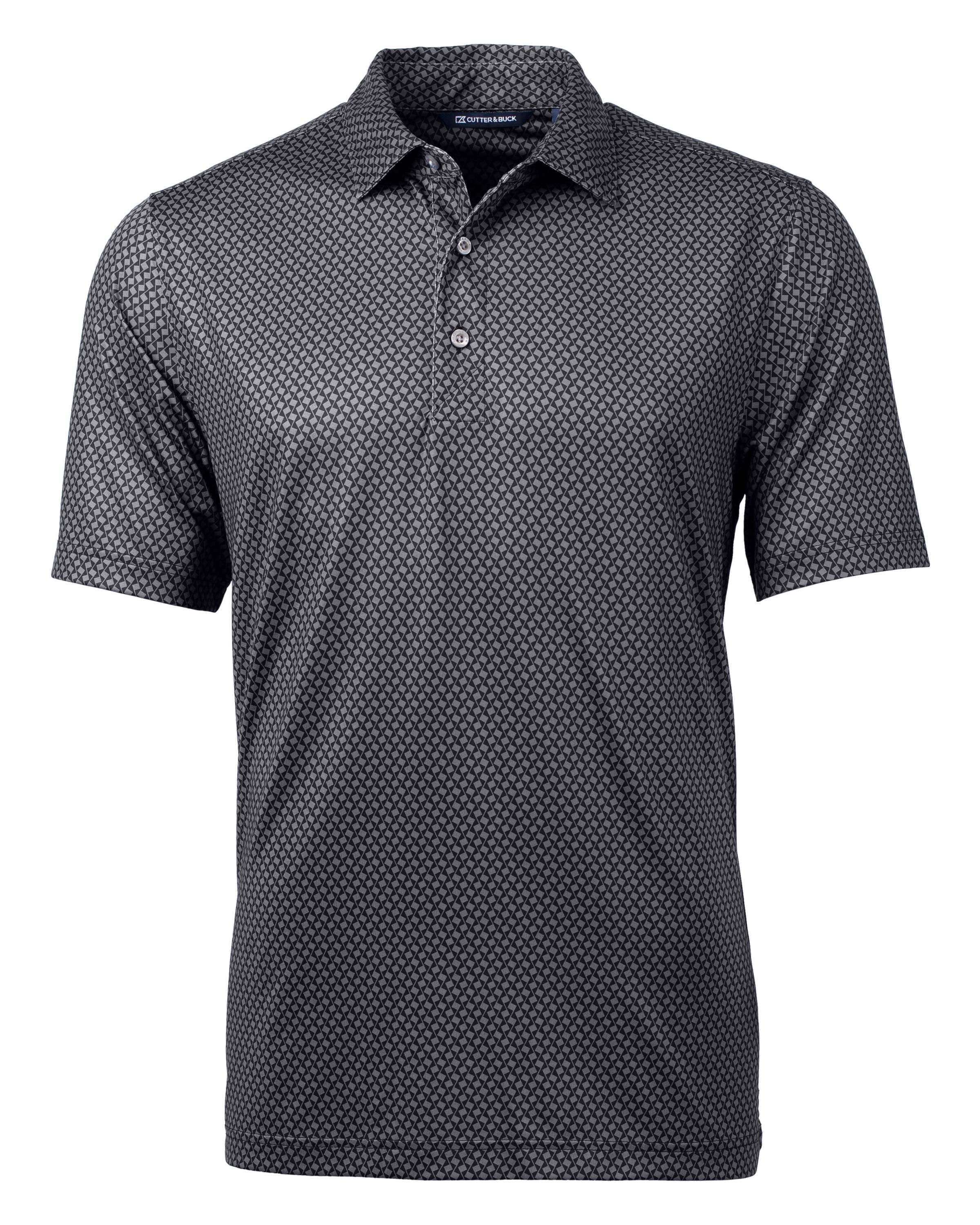 CB Pike Banner Print Stretch Men&#39;s Big &#38; Tall Polo-Cutter &#38; Buck