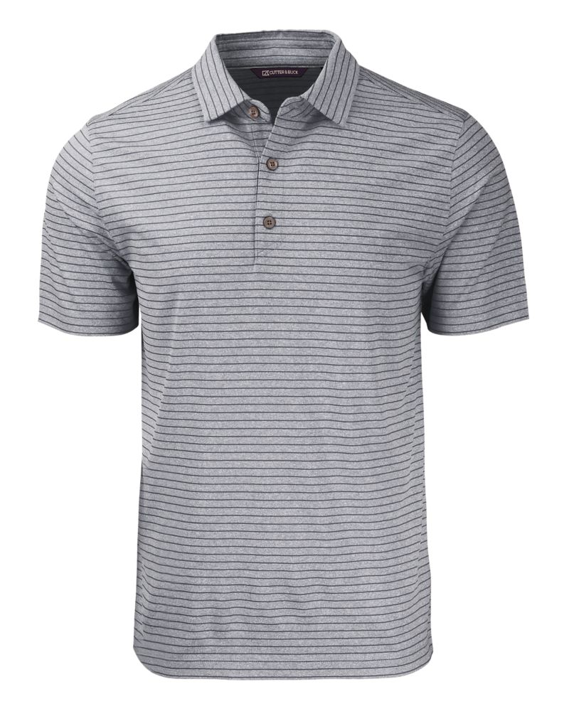 Cutter & Buck Forge Recycled Heather Stripe Four-Way Stretch Mens Big & Tall Polo Big & Tall 51