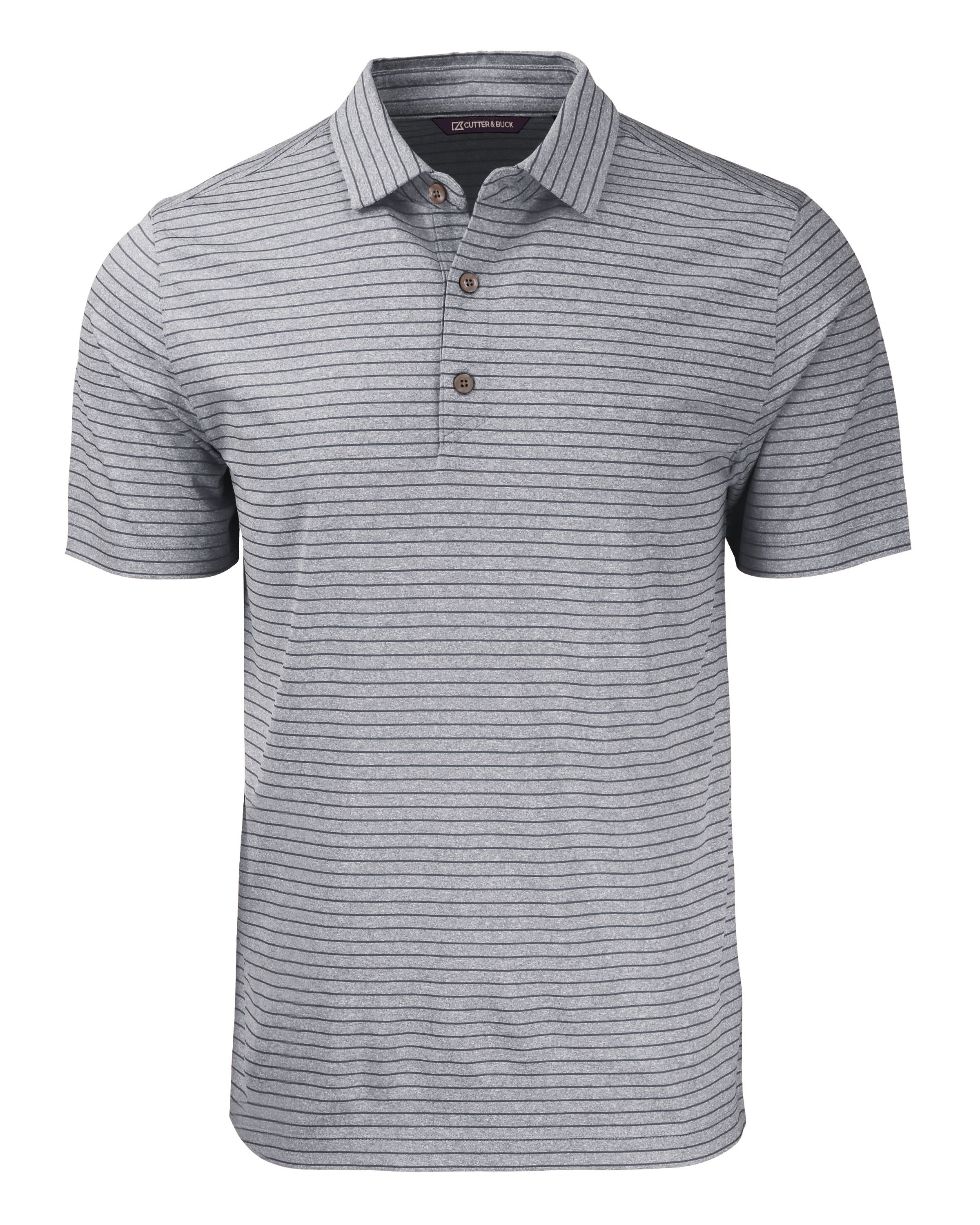 Cutter & Buck Forge Recycled Heather Stripe Four-Way Stretch Mens Big & Tall Polo Big & Tall 59