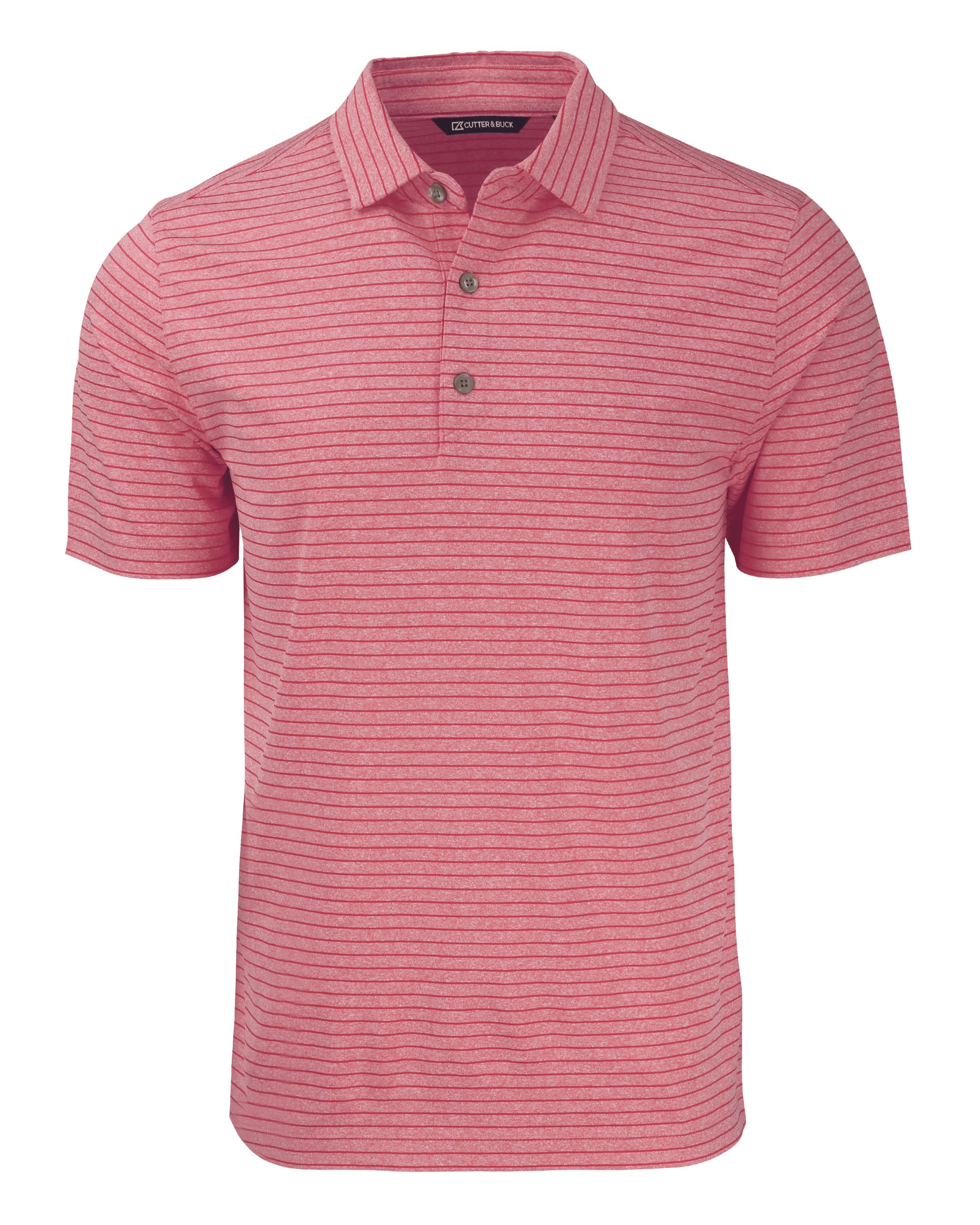 Cutter & Buck Forge Recycled Heather Stripe Four-Way Stretch Mens Big & Tall Polo Big & Tall 64