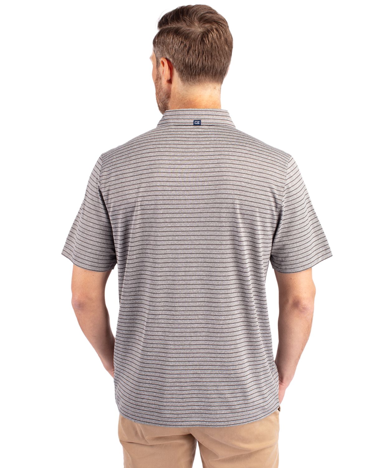 Cutter & Buck Forge Recycled Heather Stripe Four-Way Stretch Mens Big & Tall Polo Big & Tall 88