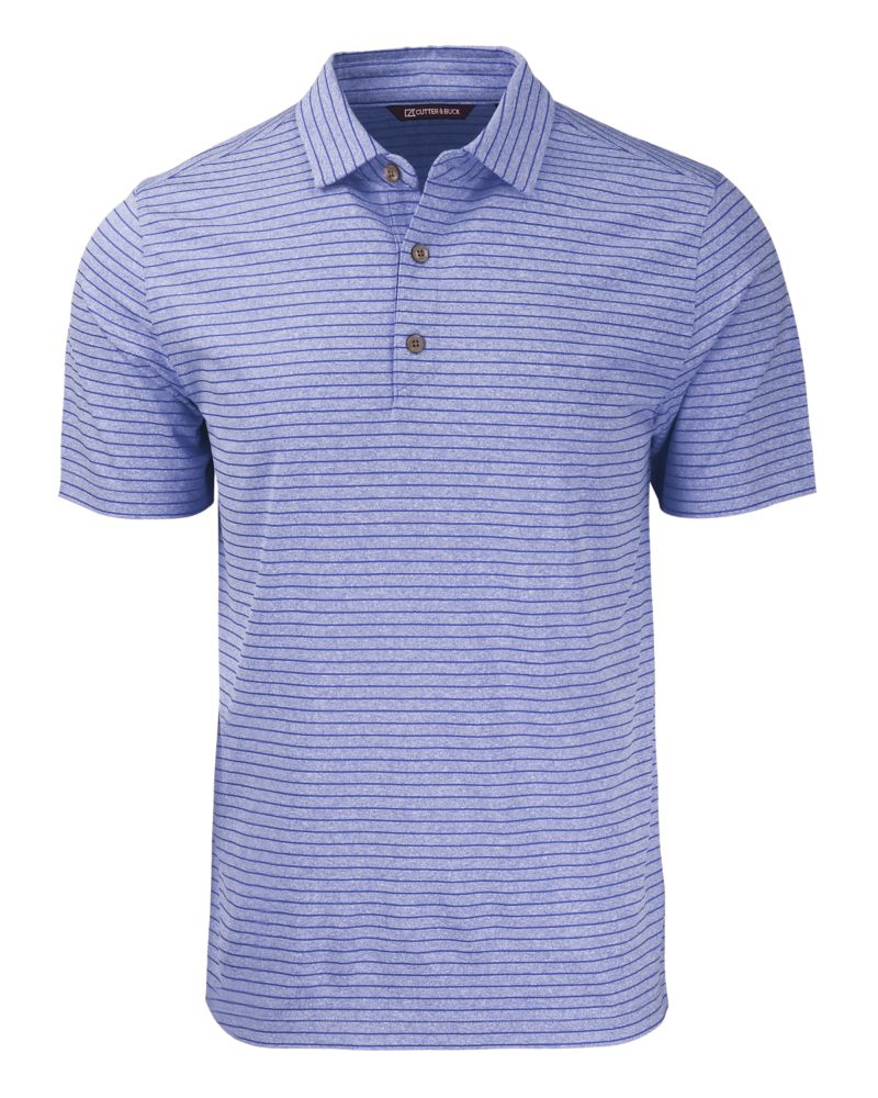 Cutter & Buck Forge Recycled Heather Stripe Four-Way Stretch Mens Big & Tall Polo Big & Tall 80