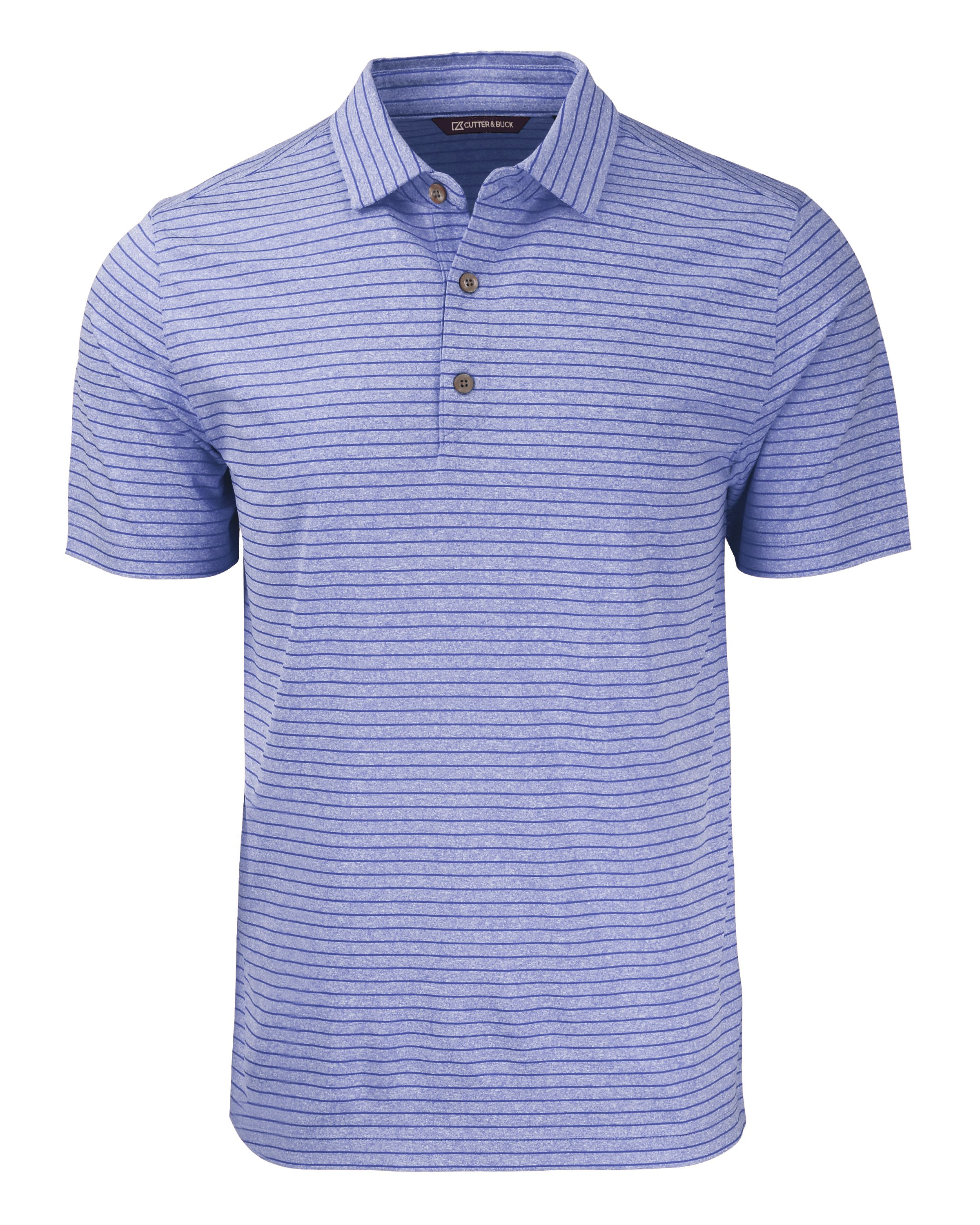 Cutter & Buck Forge Recycled Heather Stripe Four-Way Stretch Mens Big & Tall Polo Big & Tall 79