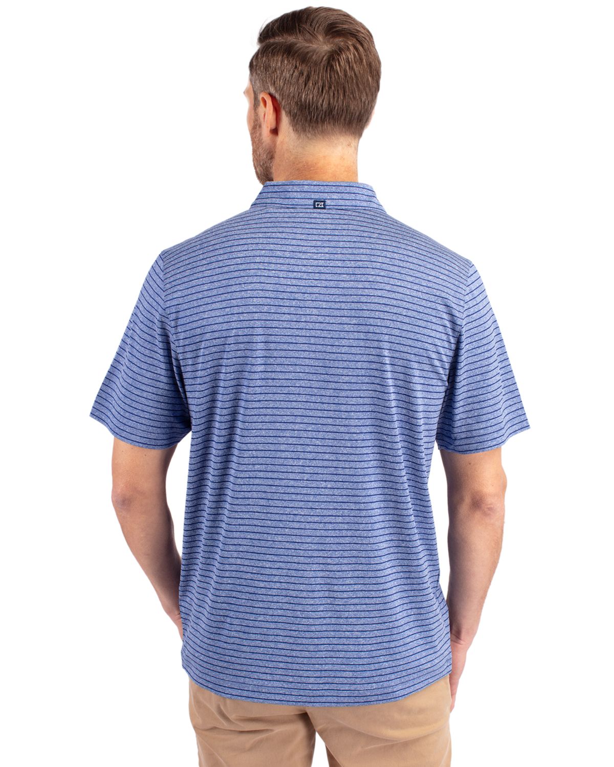 Cutter & Buck Forge Recycled Heather Stripe Four-Way Stretch Mens Big & Tall Polo Big & Tall 97