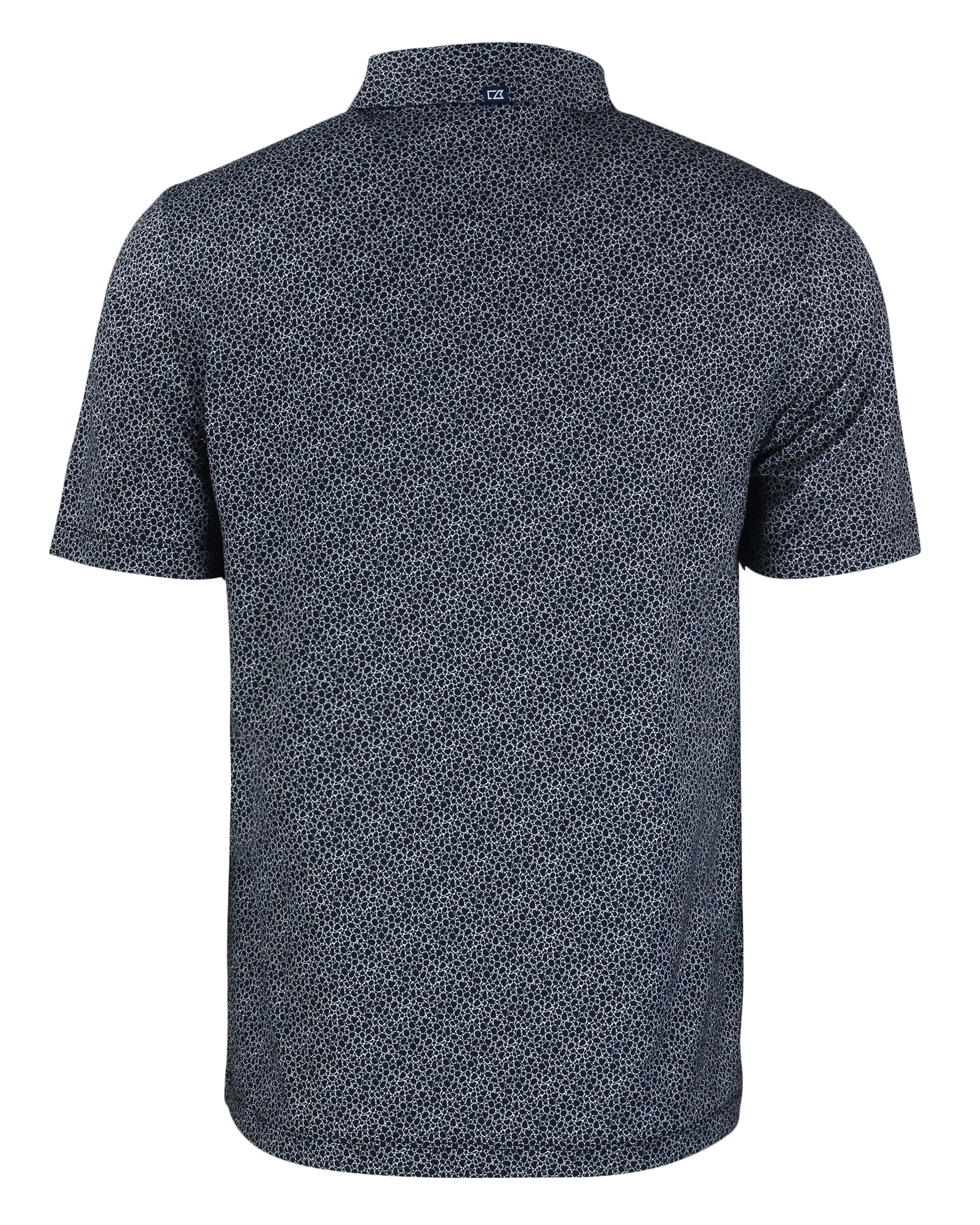 Cutter & Buck Pike Recycled Pebble Print Mens Polo 50