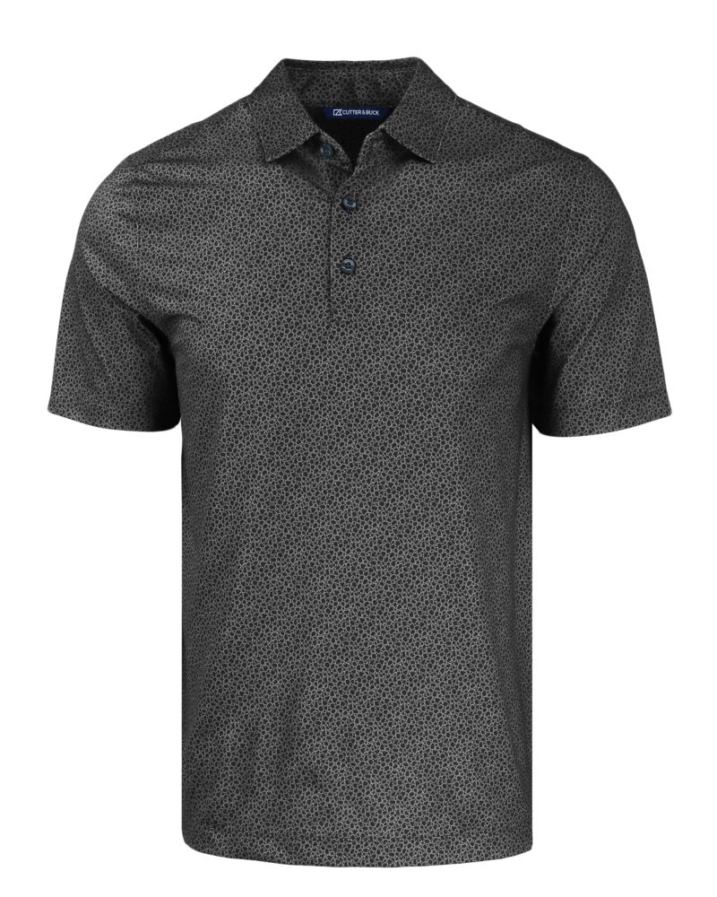 Cutter & Buck Pike Recycled Pebble Print Mens Polo 35