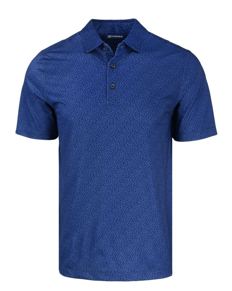 Cutter & Buck Pike Recycled Pebble Print Mens Polo 39