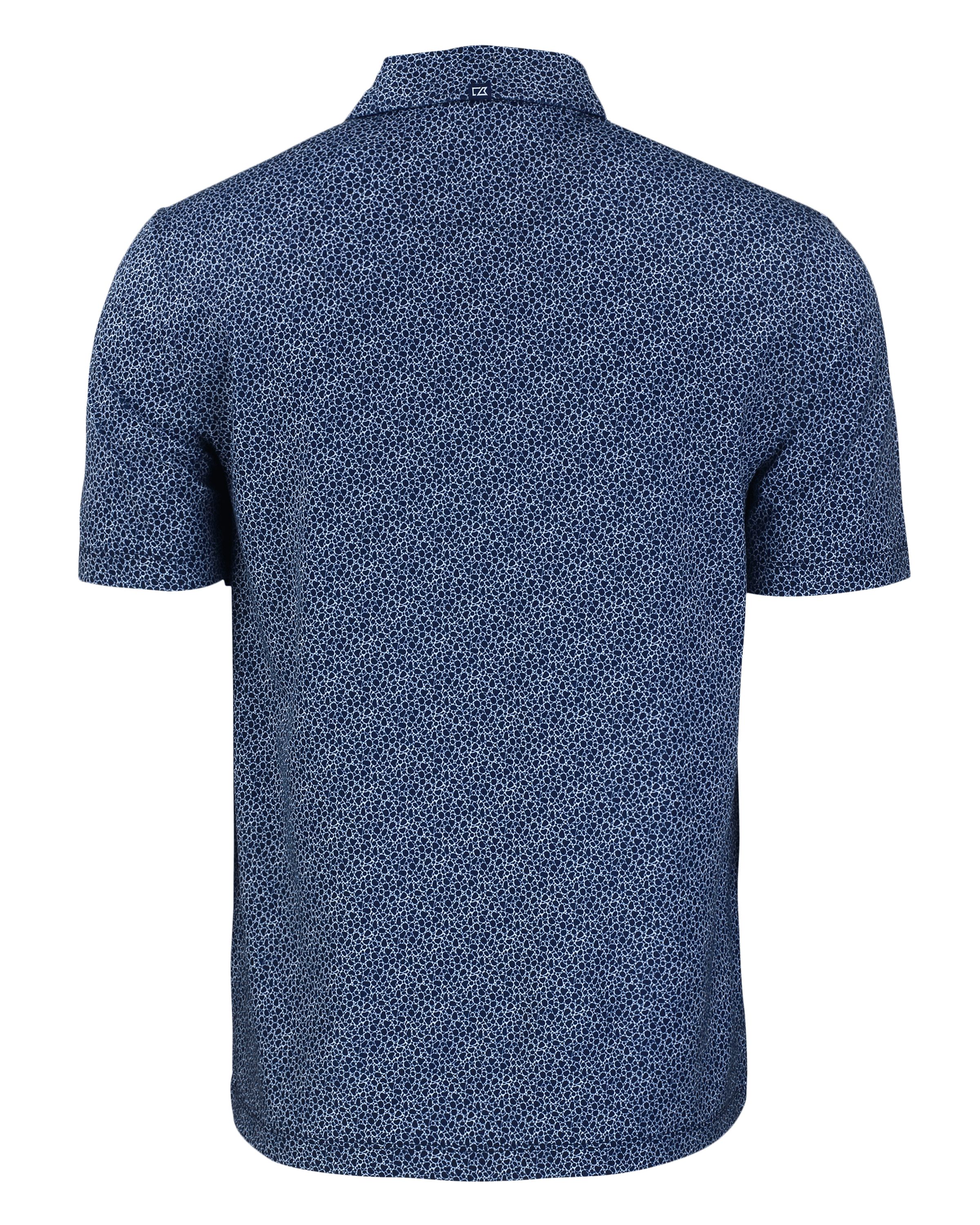Cutter & Buck Pike Recycled Pebble Print Mens Polo 54