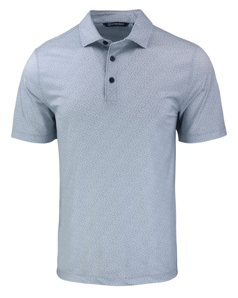 Cutter & Buck Pike Recycled Pebble Print Mens Polo 70