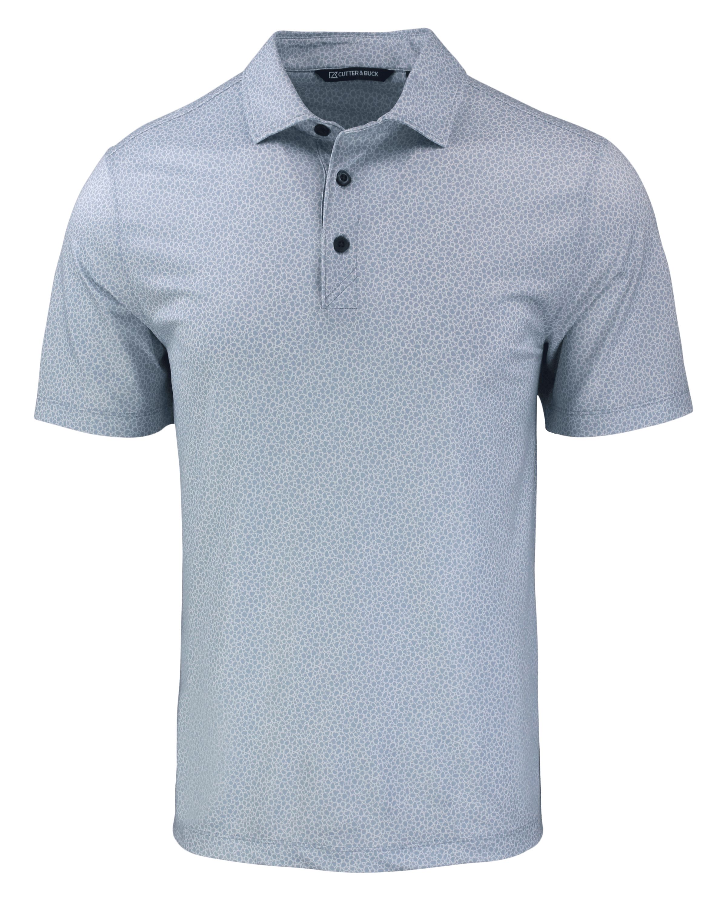 Cutter & Buck Pike Recycled Pebble Print Mens Polo 69