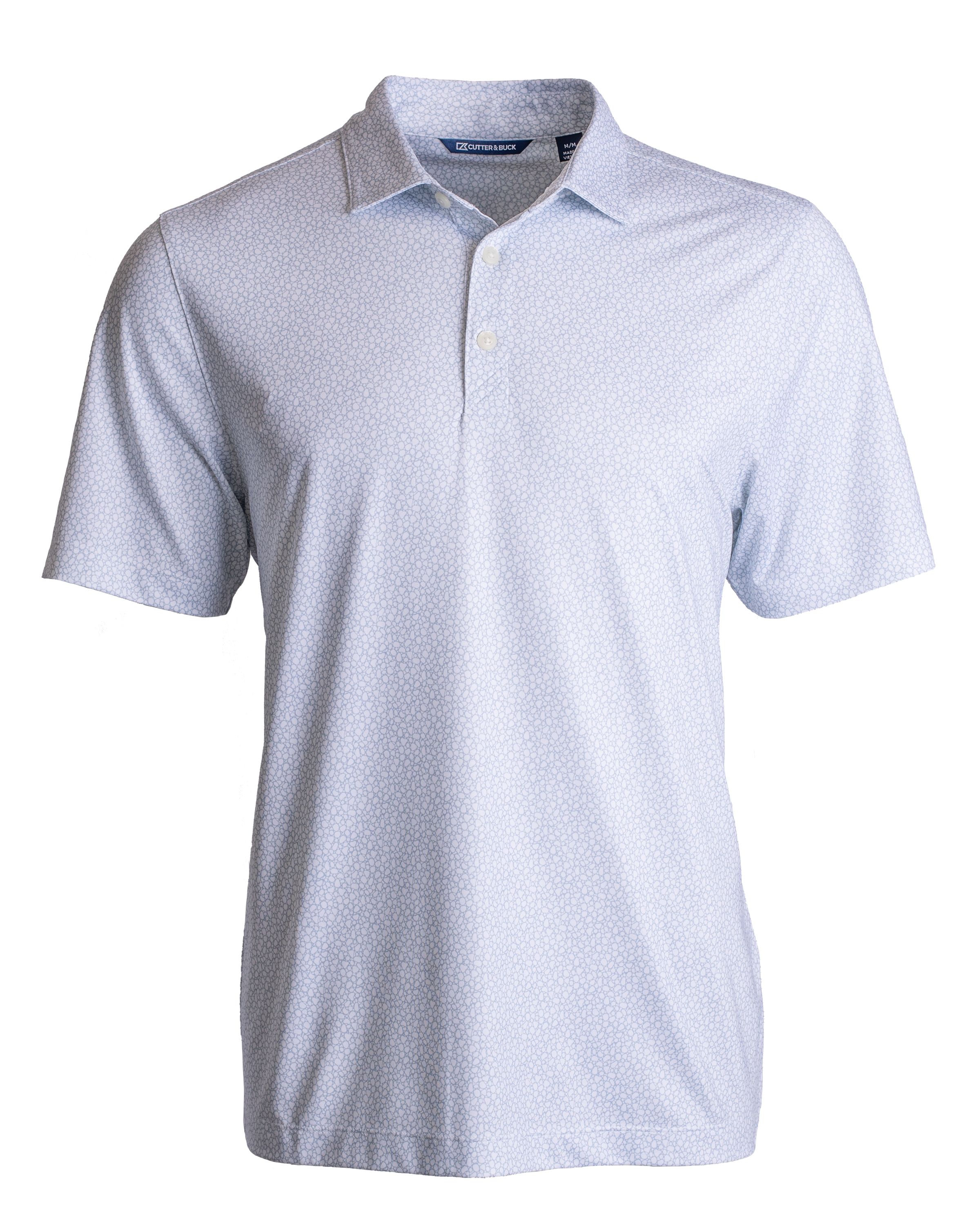 Cutter & Buck Pike Recycled Pebble Print Mens Polo 88