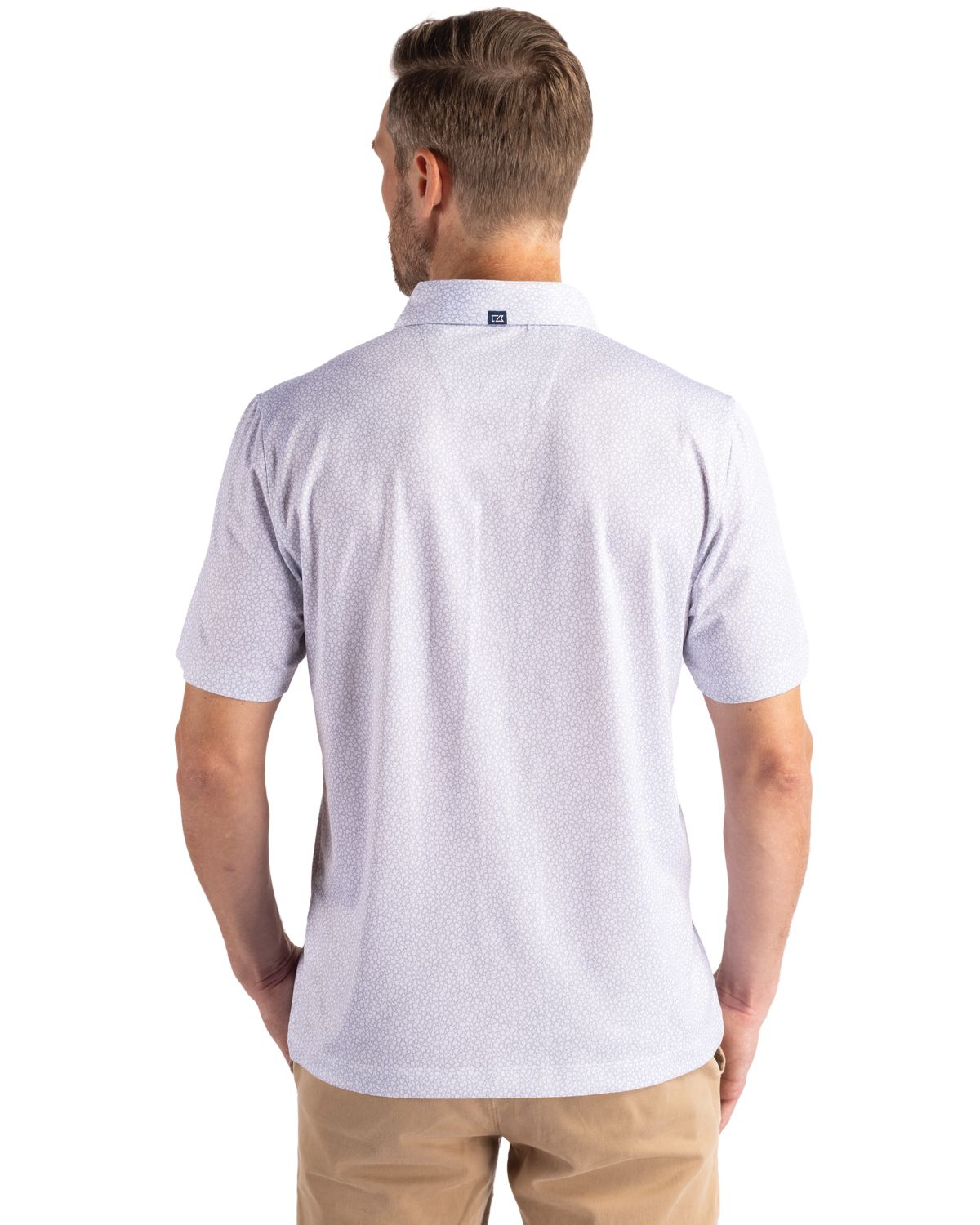 Cutter & Buck Pike Recycled Pebble Print Mens Polo 90
