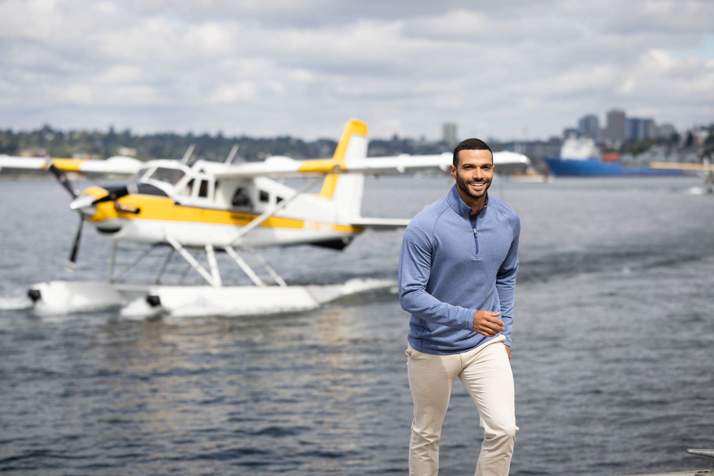 Cutter & Buck Peshastin Epic Versatility Recycled Fleece Mens Half Zip