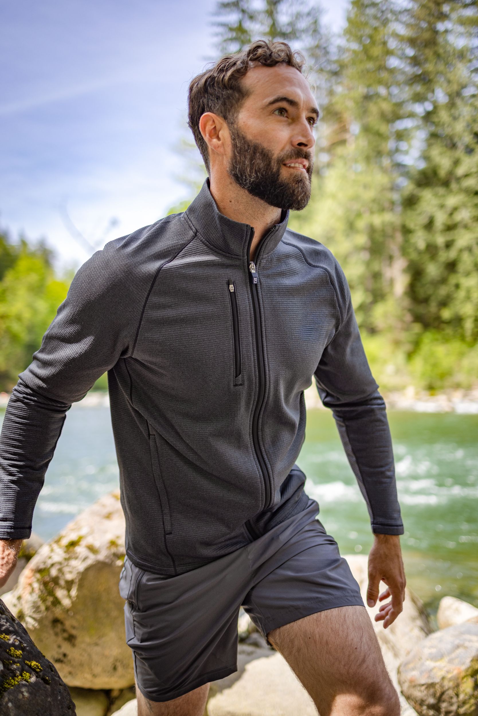 Cutter & Buck Peshastin Epic Versatility Recycled Fleece Mens Full Zip Jacket
