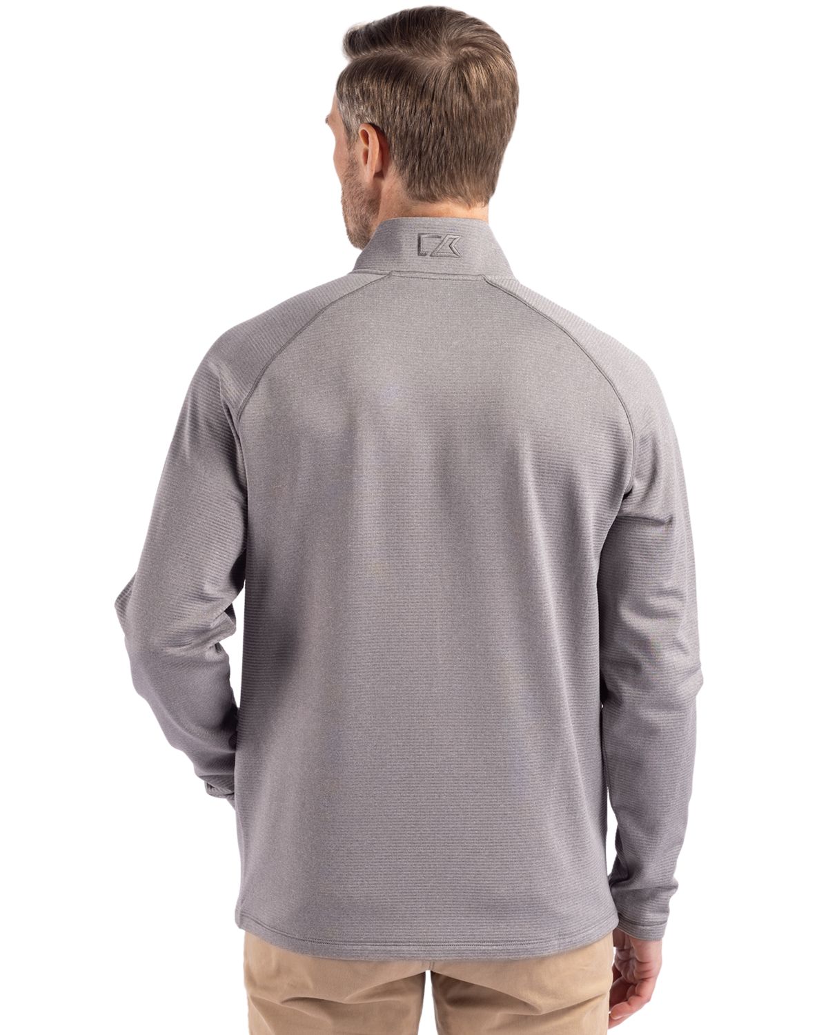 Cutter & Buck Peshastin Recycled Grid Fleece Mens Full Zip Jacket 33