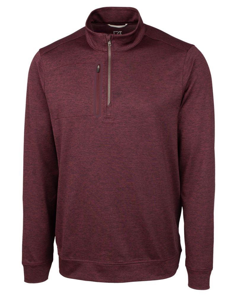 Cutter & Buck Stealth Heathered Mens Quarter Zip 171