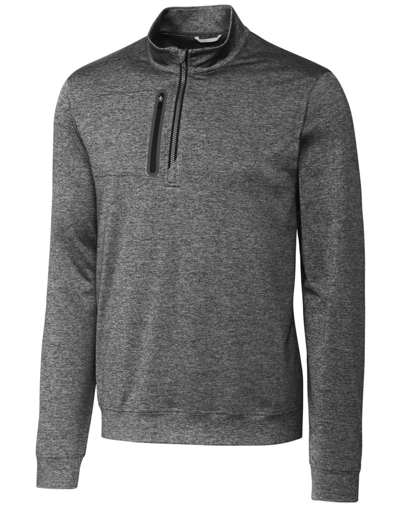Cutter & Buck Stealth Heathered Mens Quarter Zip 97