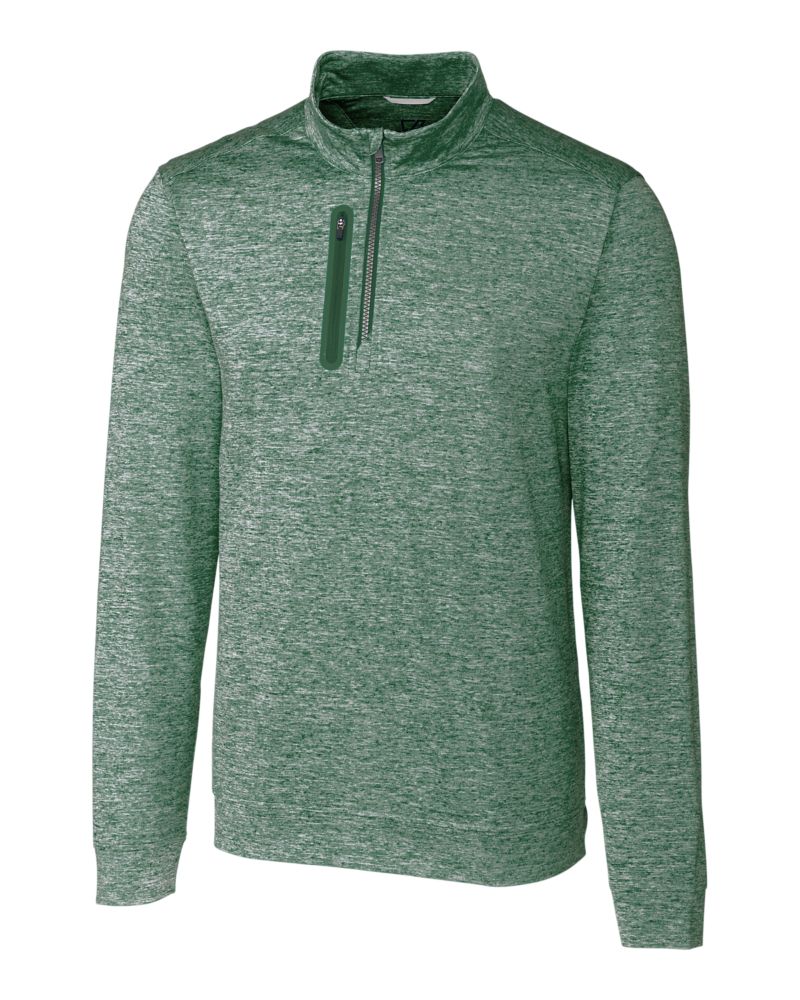 Cutter & Buck Stealth Heathered Mens Quarter Zip 62