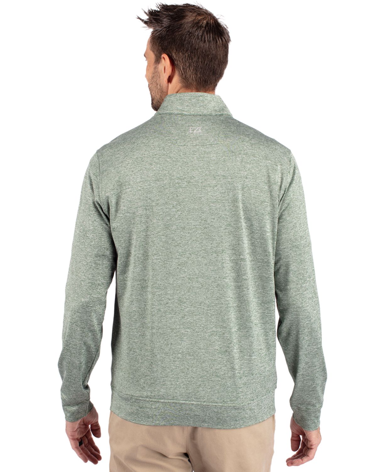 Cutter & Buck Stealth Heathered Mens Quarter Zip 61