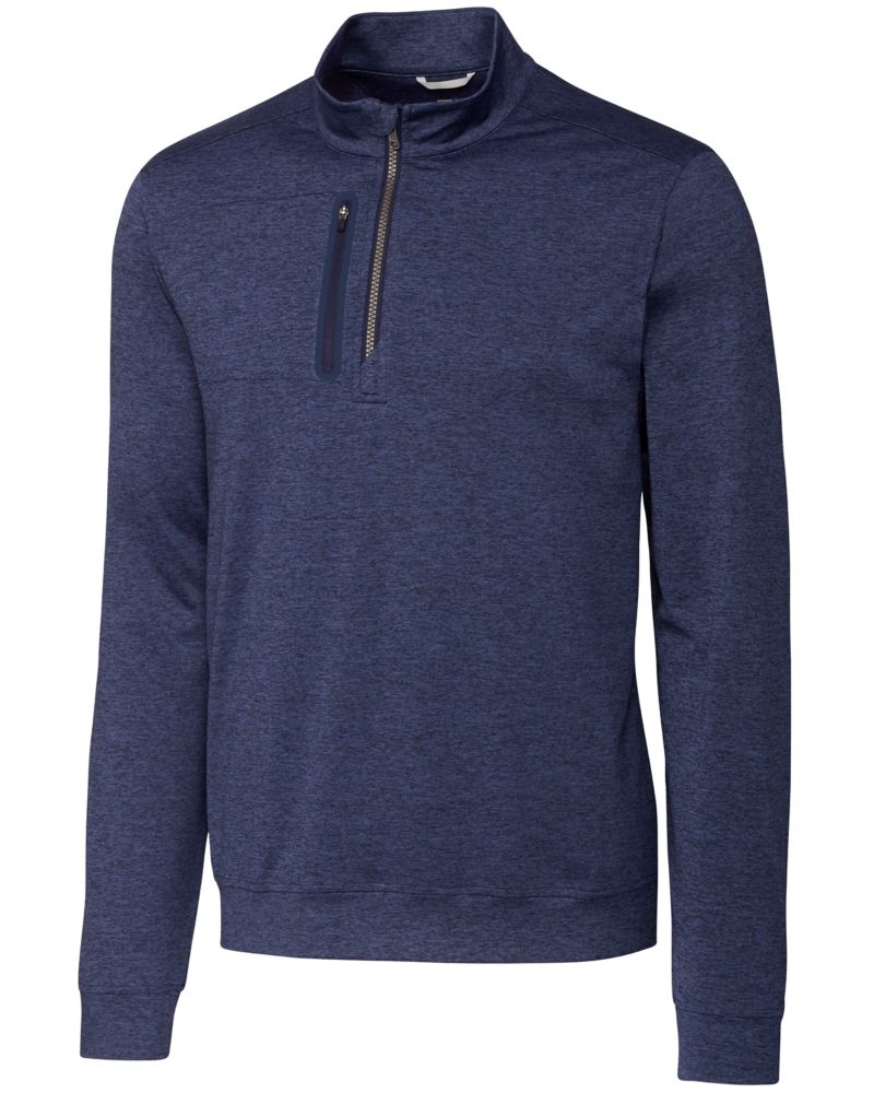 Cutter & Buck Stealth Heathered Mens Quarter Zip 143