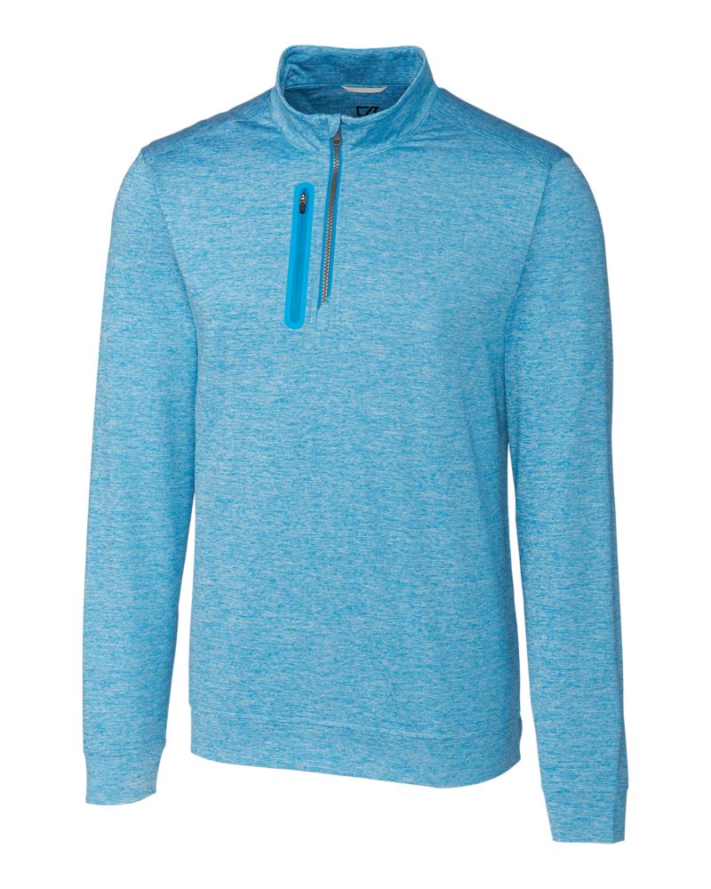 Cutter & Buck Stealth Heathered Mens Quarter Zip 156