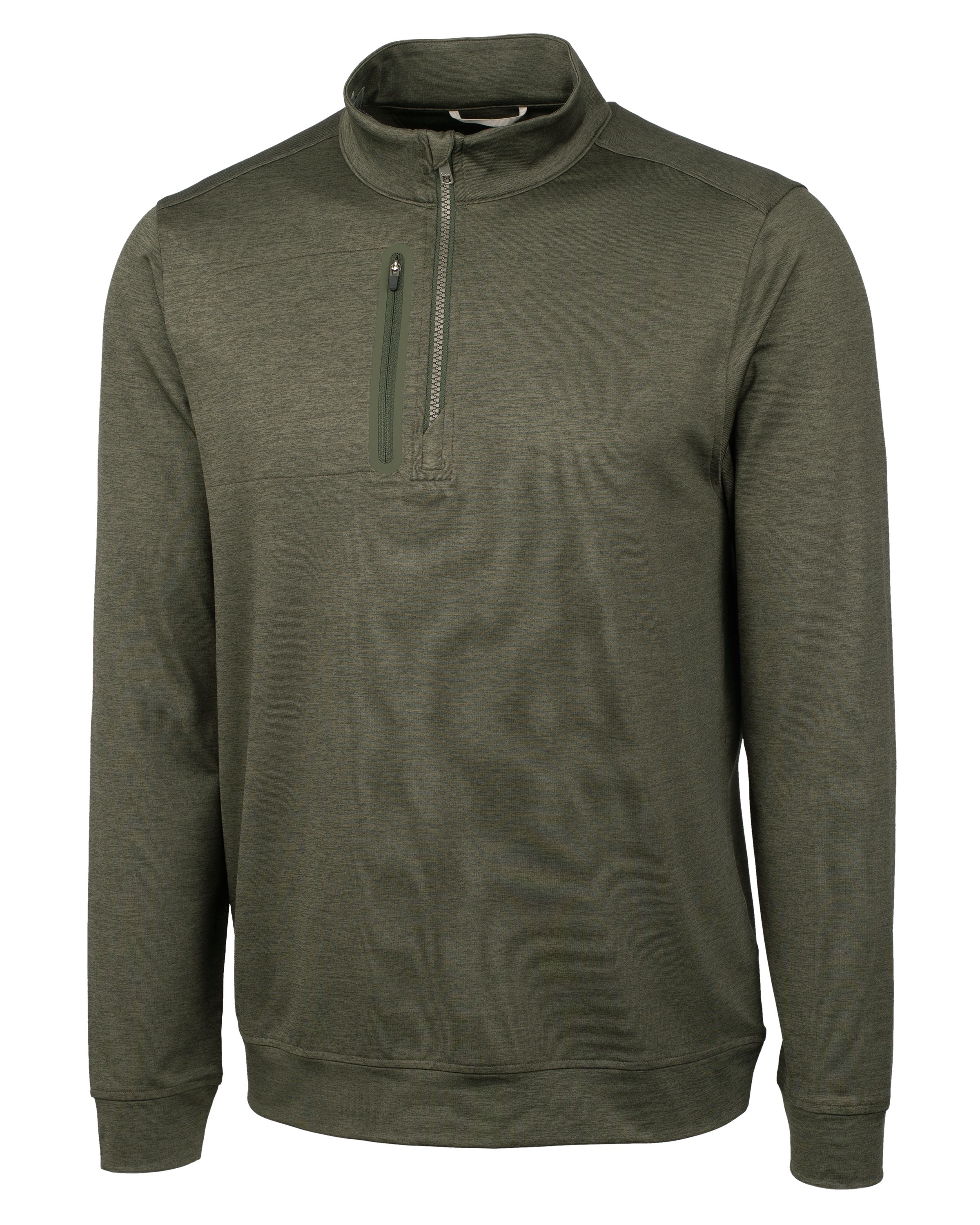 Cutter & Buck Stealth Heathered Mens Quarter Zip 158