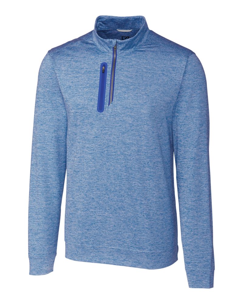 Cutter & Buck Stealth Heathered Mens Quarter Zip 144
