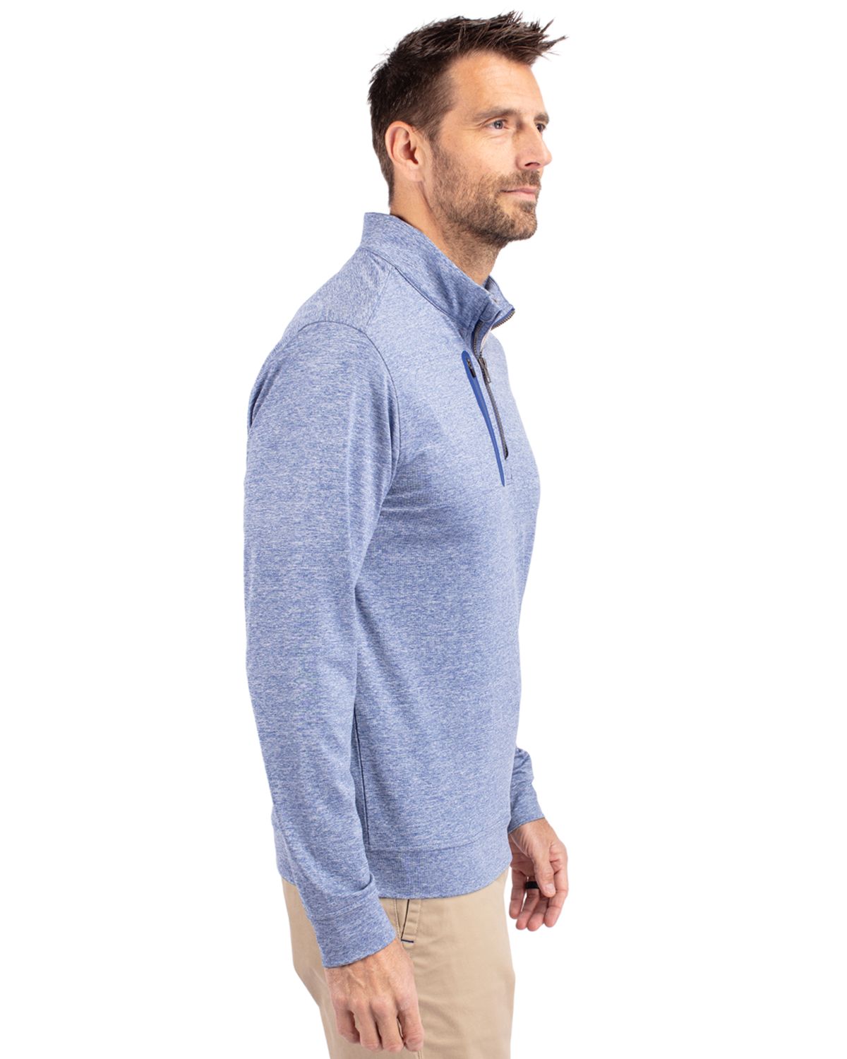 Cutter & Buck Stealth Heathered Mens Quarter Zip 59
